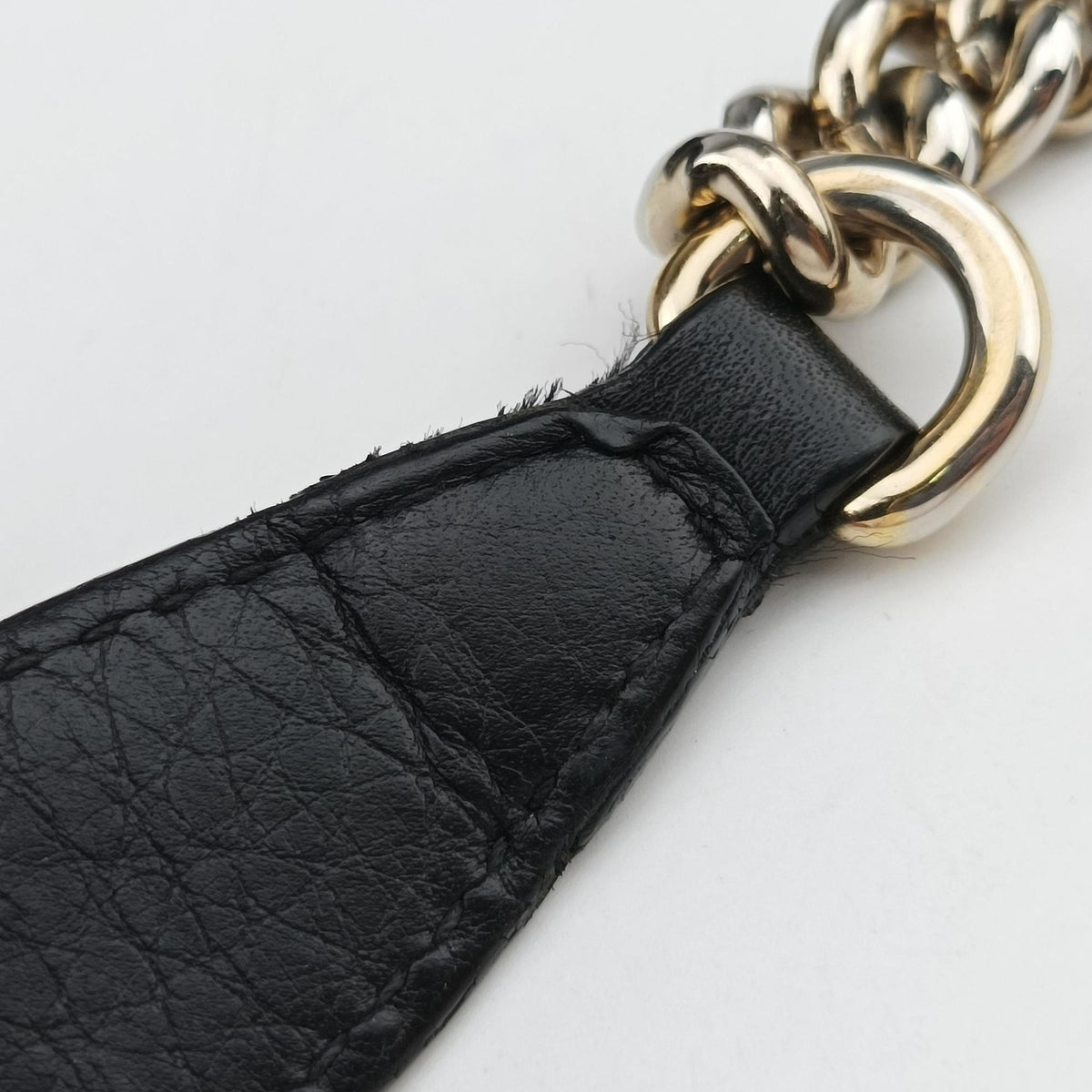 Pre-owned Gucci Soho Black Leather 308982 shoulderbag | stylenewstar