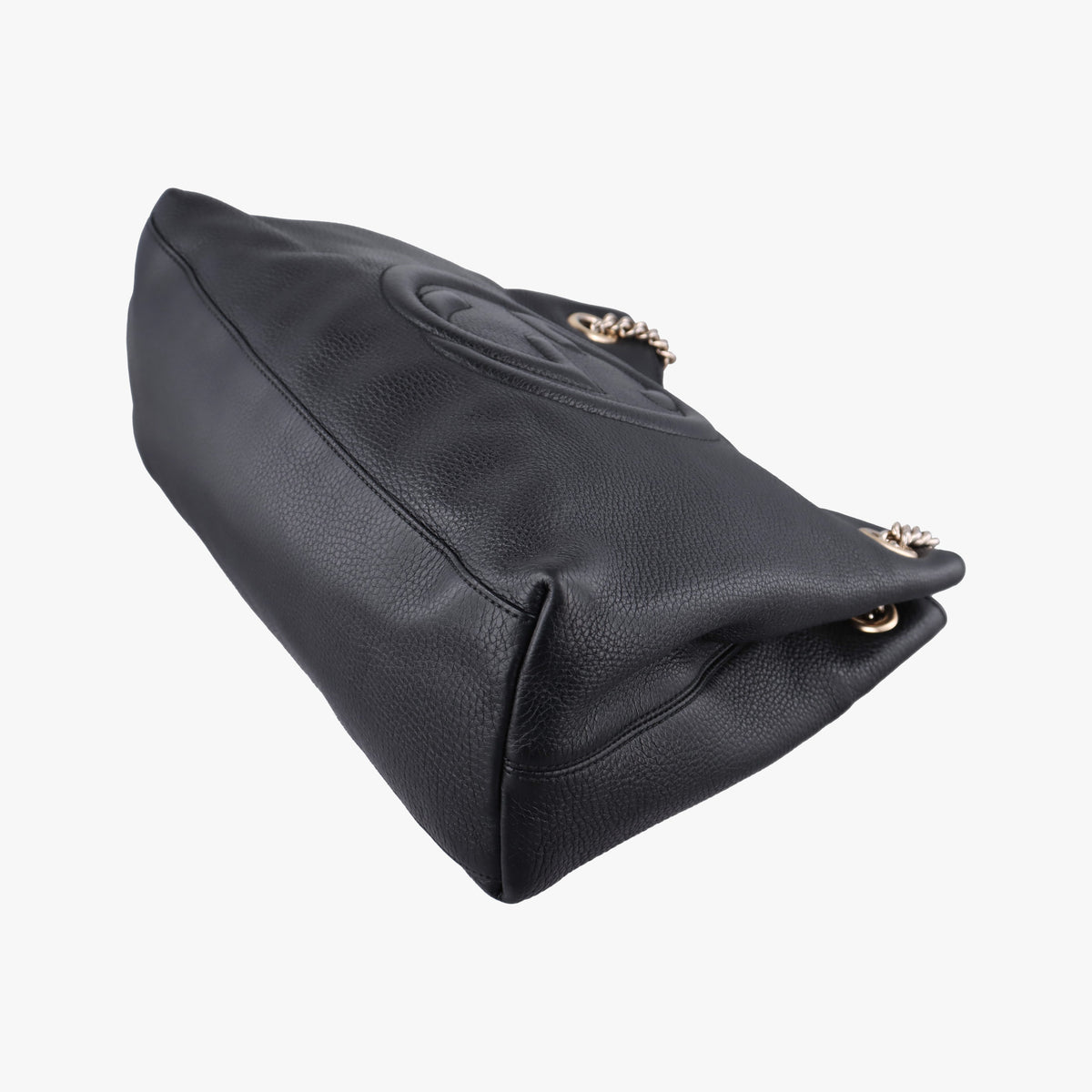 Pre-owned Gucci Soho Black Leather 308982 shoulderbag | stylenewstar