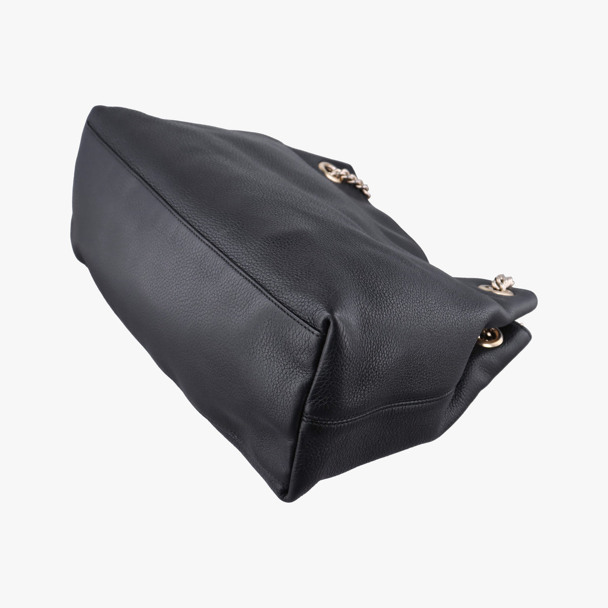 Pre-owned Gucci Soho Black Leather 308982 shoulderbag | stylenewstar