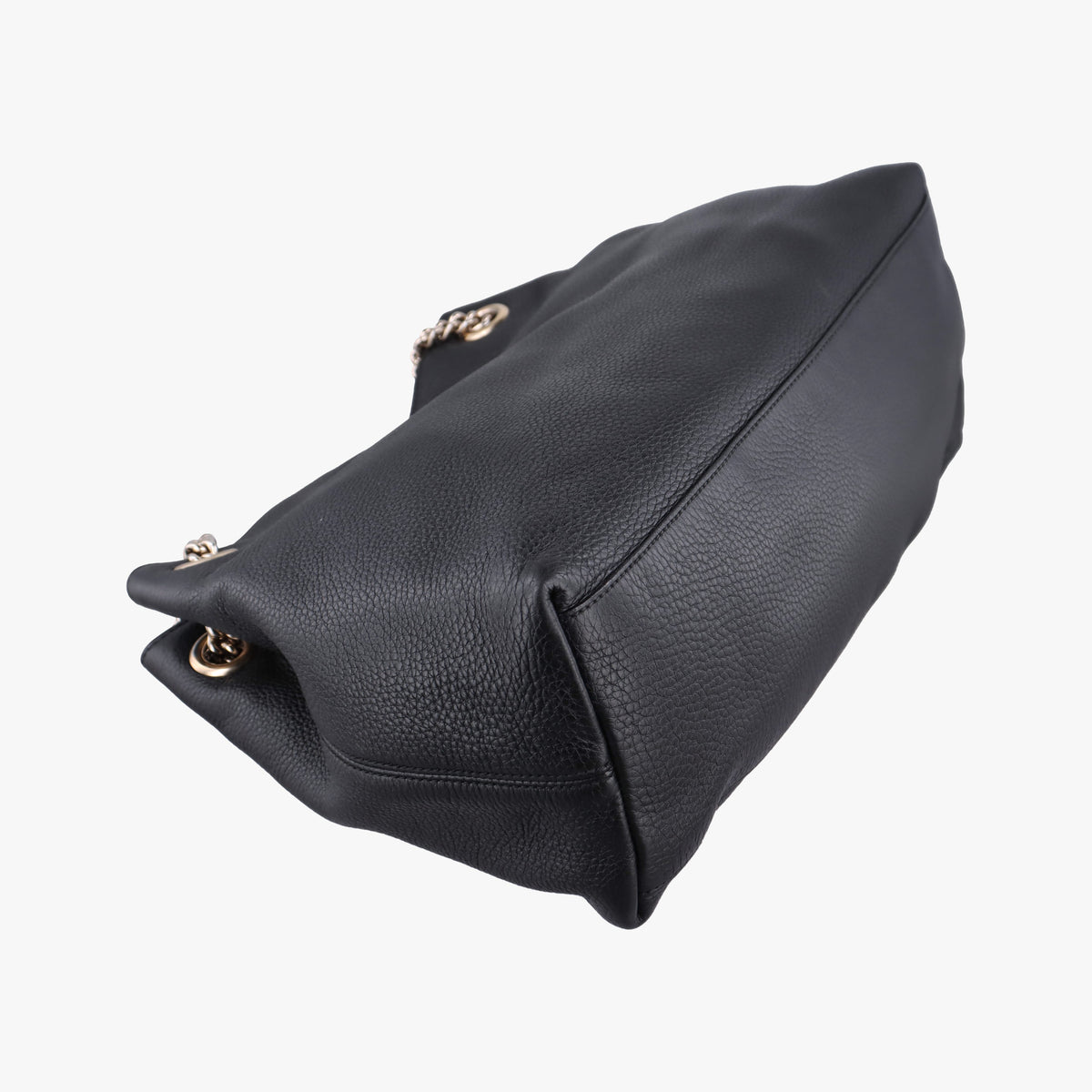 Pre-owned Gucci Soho Black Leather 308982 shoulderbag | stylenewstar