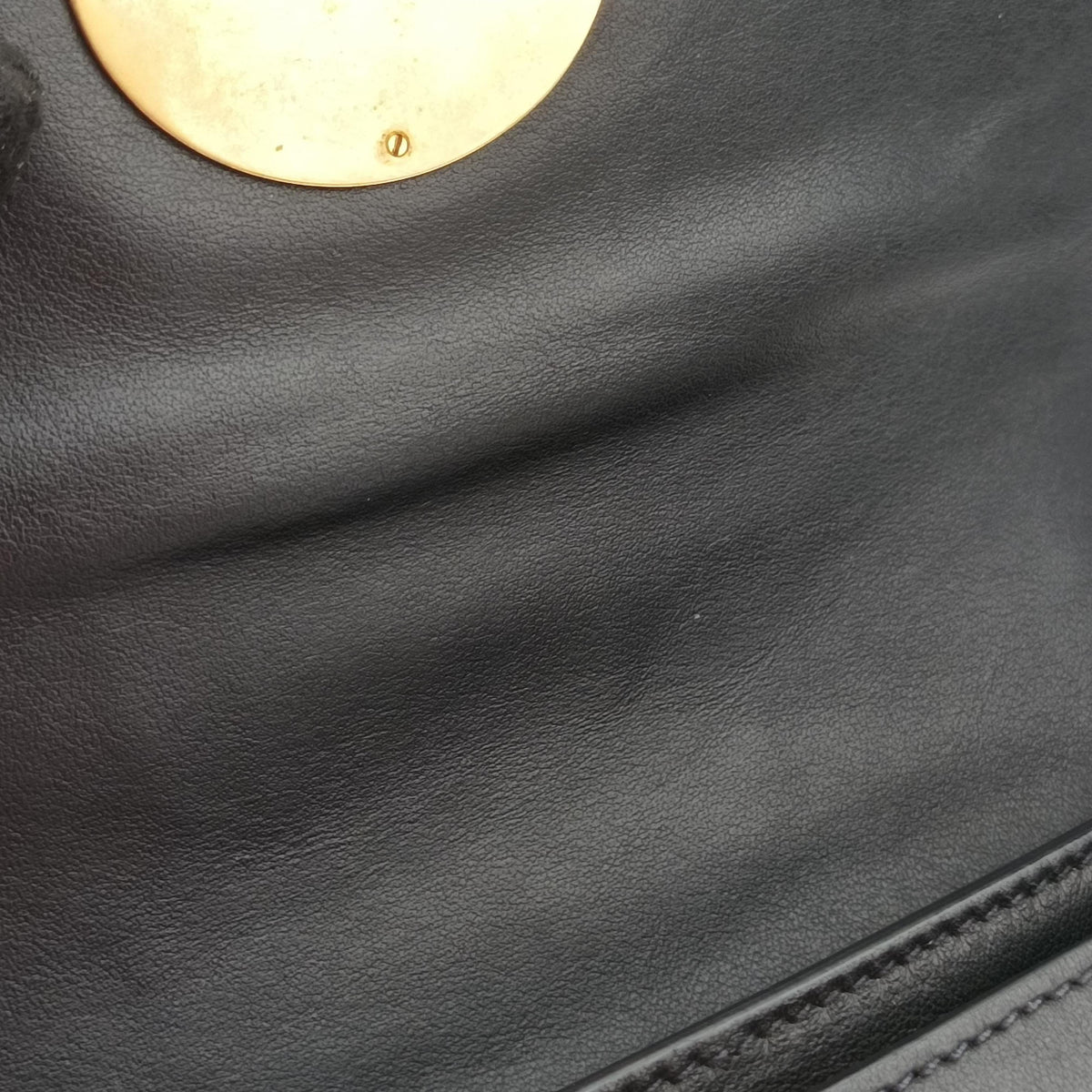 Vintage Prada Antic Soft Padlock Black Leather  shoulderbag | stylenewstar