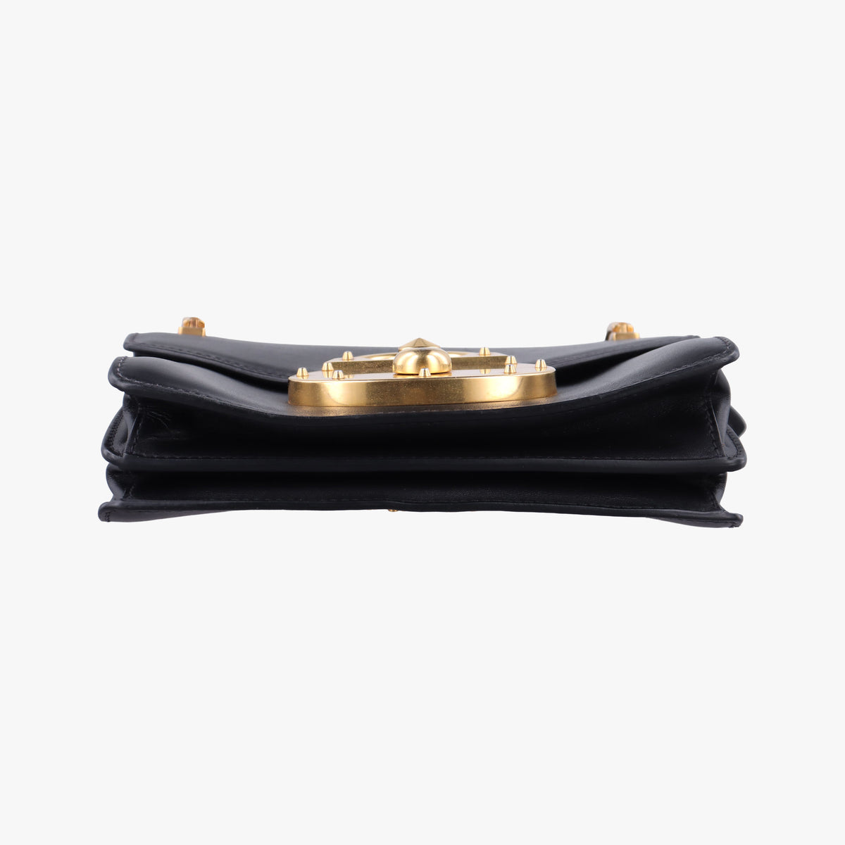 Vintage Prada Antic Soft Padlock Black Leather  shoulderbag | stylenewstar