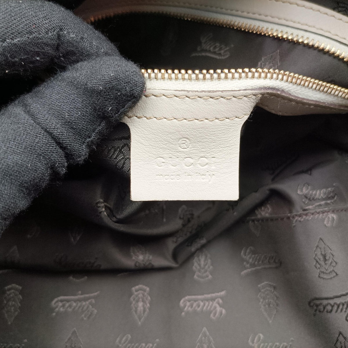 Secondhand Gucci Bamboo Pop Beige Leather 189867 shoulderbag | stylenewstar