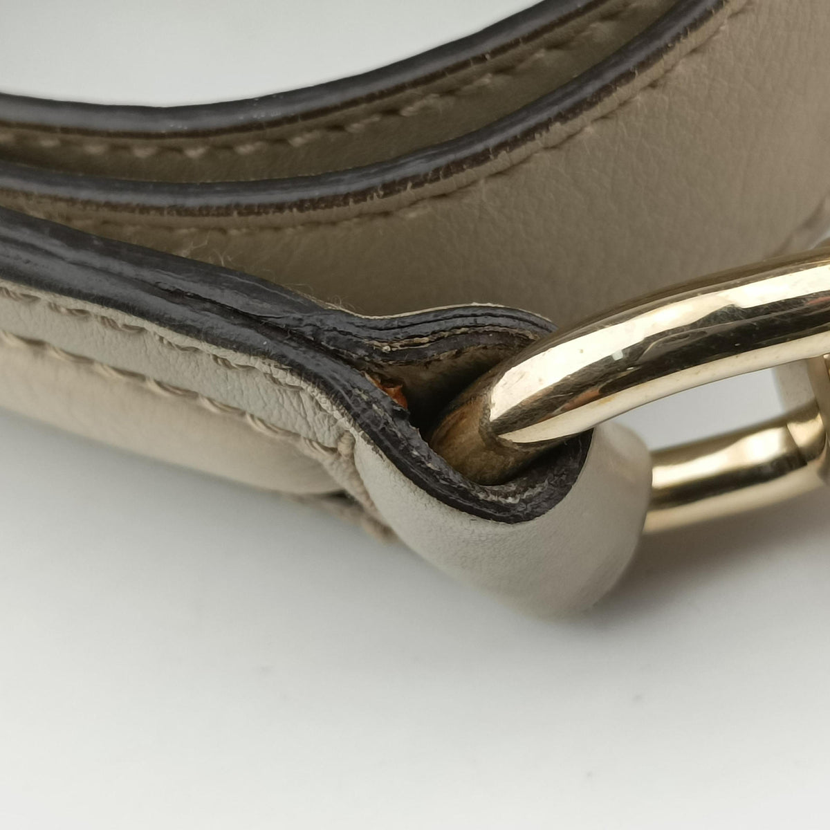 Secondhand Gucci Bamboo Pop Beige Leather 189867 shoulderbag | stylenewstar