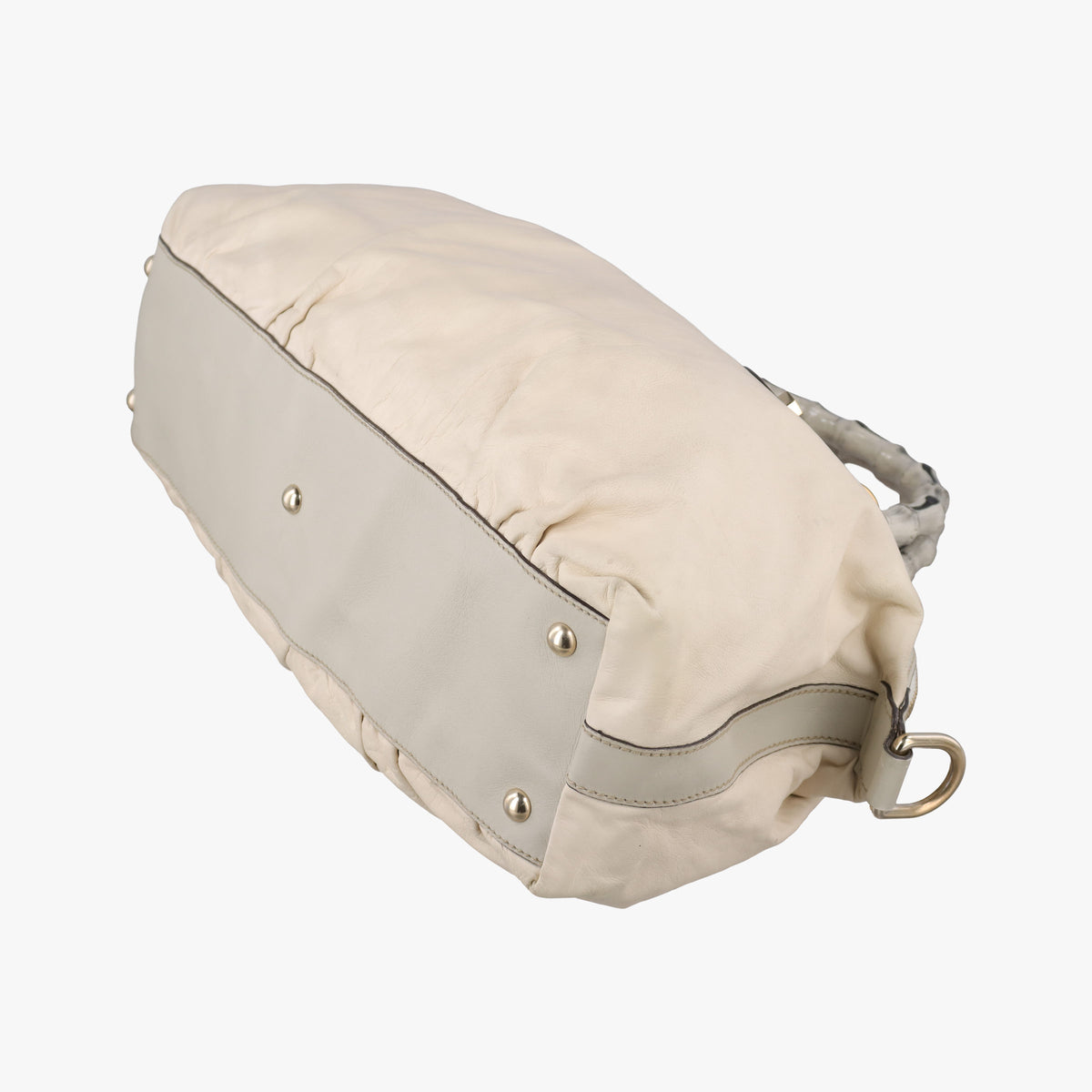 Secondhand Gucci Bamboo Pop Beige Leather 189867 shoulderbag | stylenewstar