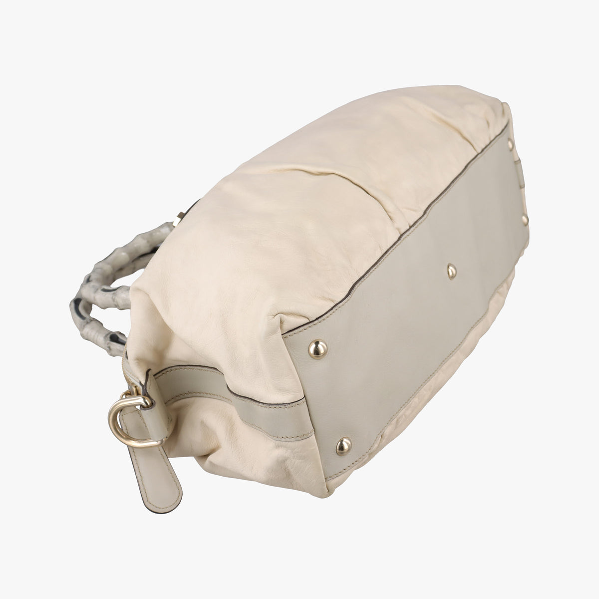 Secondhand Gucci Bamboo Pop Beige Leather 189867 shoulderbag | stylenewstar