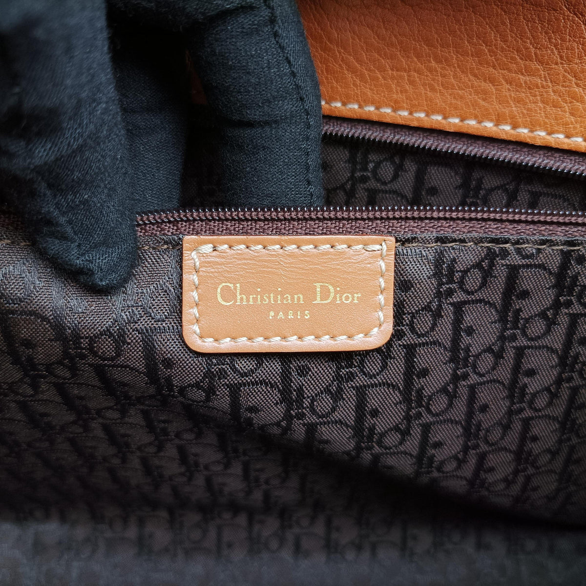Pre-owned Christian Dior Saddle Bag Brown Leather  shoulderbag | stylenewstar
