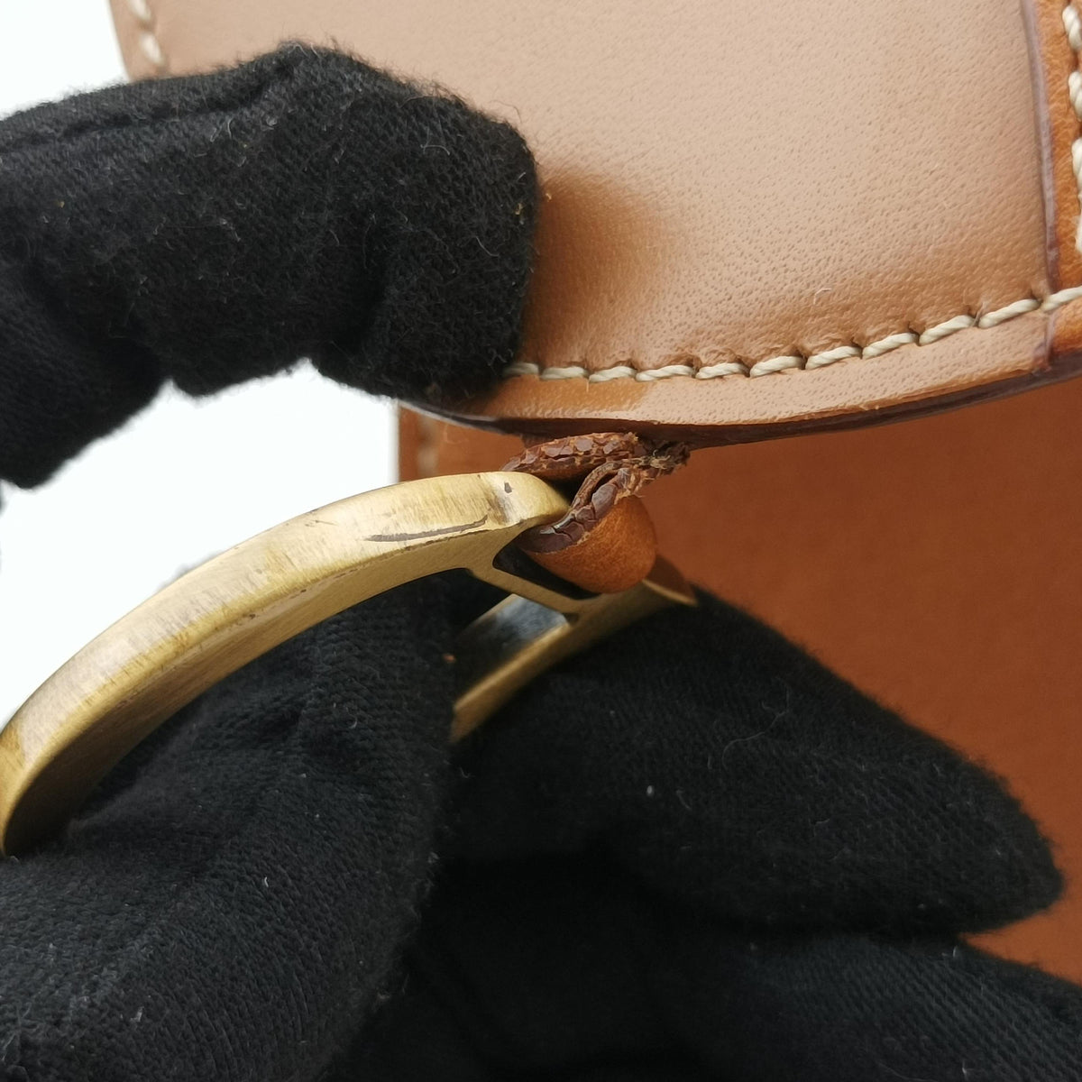 Pre-owned Christian Dior Saddle Bag Brown Leather  shoulderbag | stylenewstar