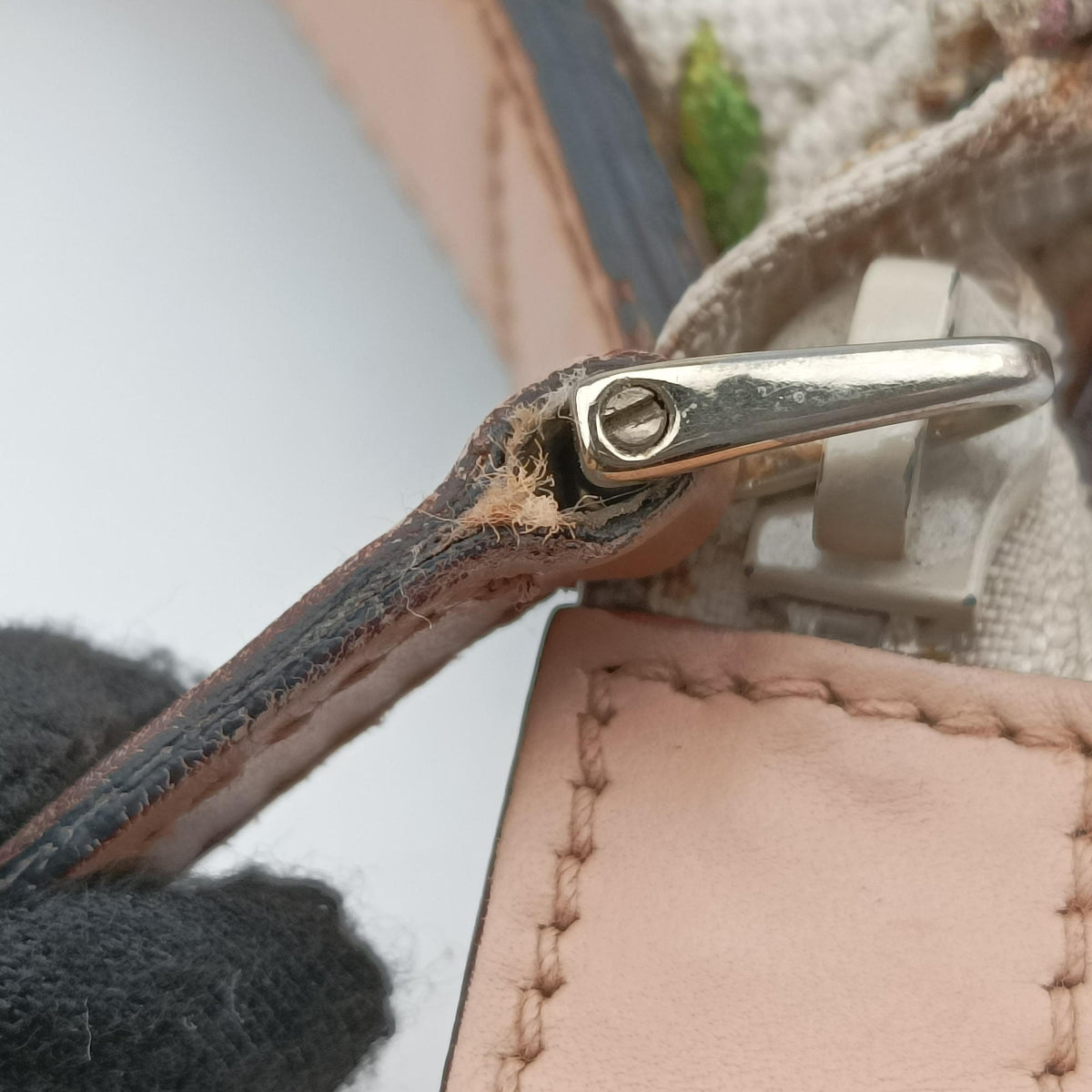 Secondhand Gucci Flora Multicolour×White canvas×leather 145857 shoulderbag | stylenewstar