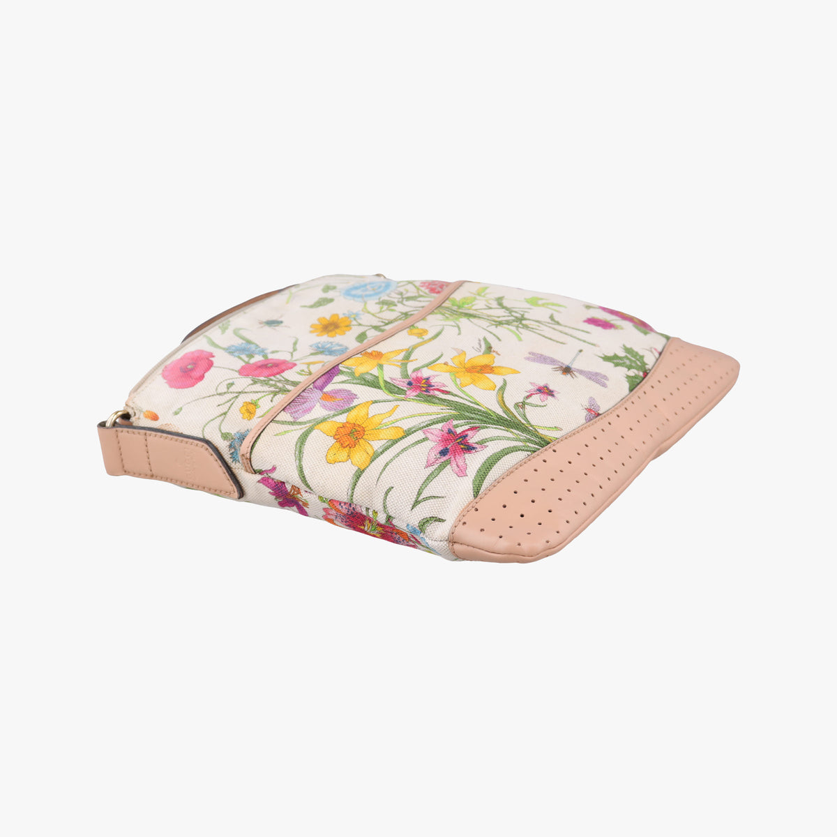 Secondhand Gucci Flora Multicolour×White canvas×leather 145857 shoulderbag | stylenewstar
