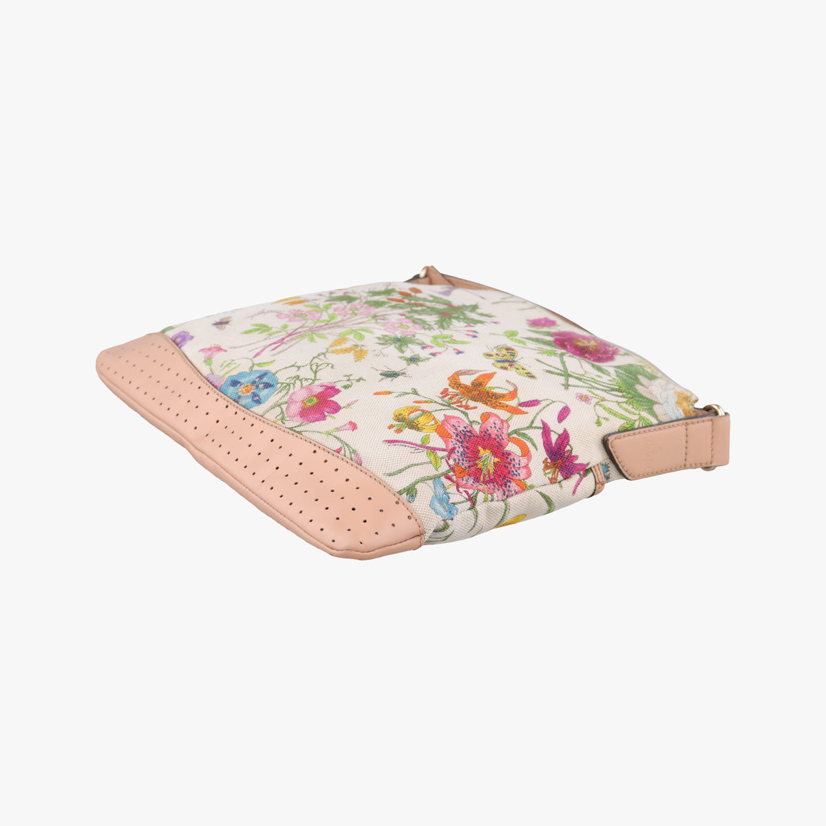 Secondhand Gucci Flora Multicolour×White canvas×leather 145857 shoulderbag | stylenewstar