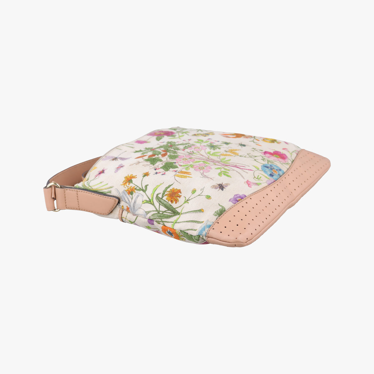 Secondhand Gucci Flora Multicolour×White canvas×leather 145857 shoulderbag | stylenewstar