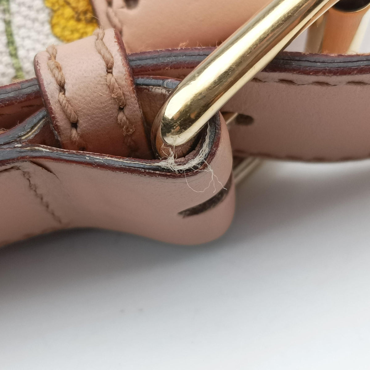 Vintage Gucci Flora Multicolour×White canvas×leather 145857 shoulderbag | stylenewstar