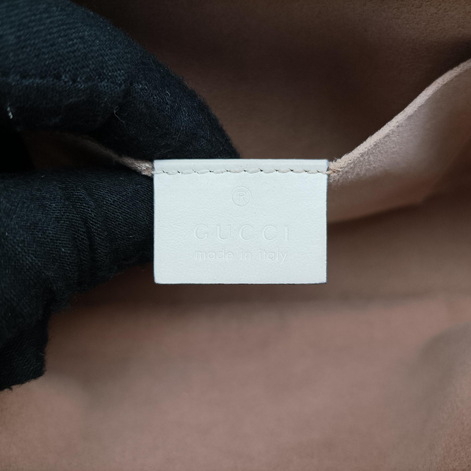 Secondhand Gucci GG Marmont White Leather 447632 shoulderbag | stylenewstar