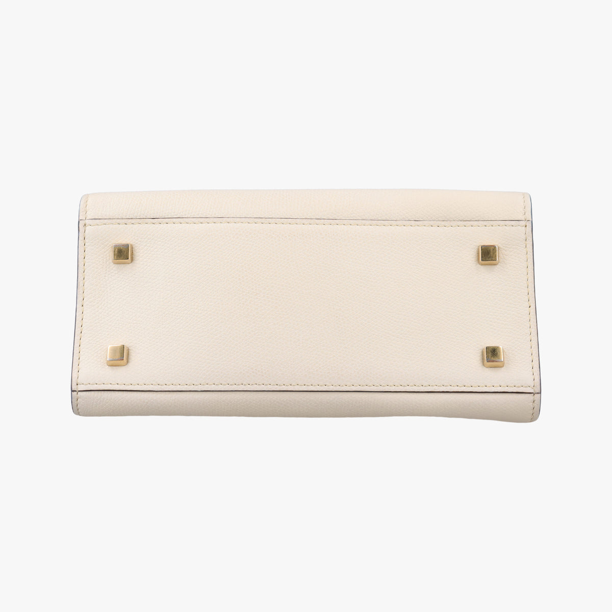 Pre-owned Valextra Iside White Calfskin  shoulderbag | stylenewstar