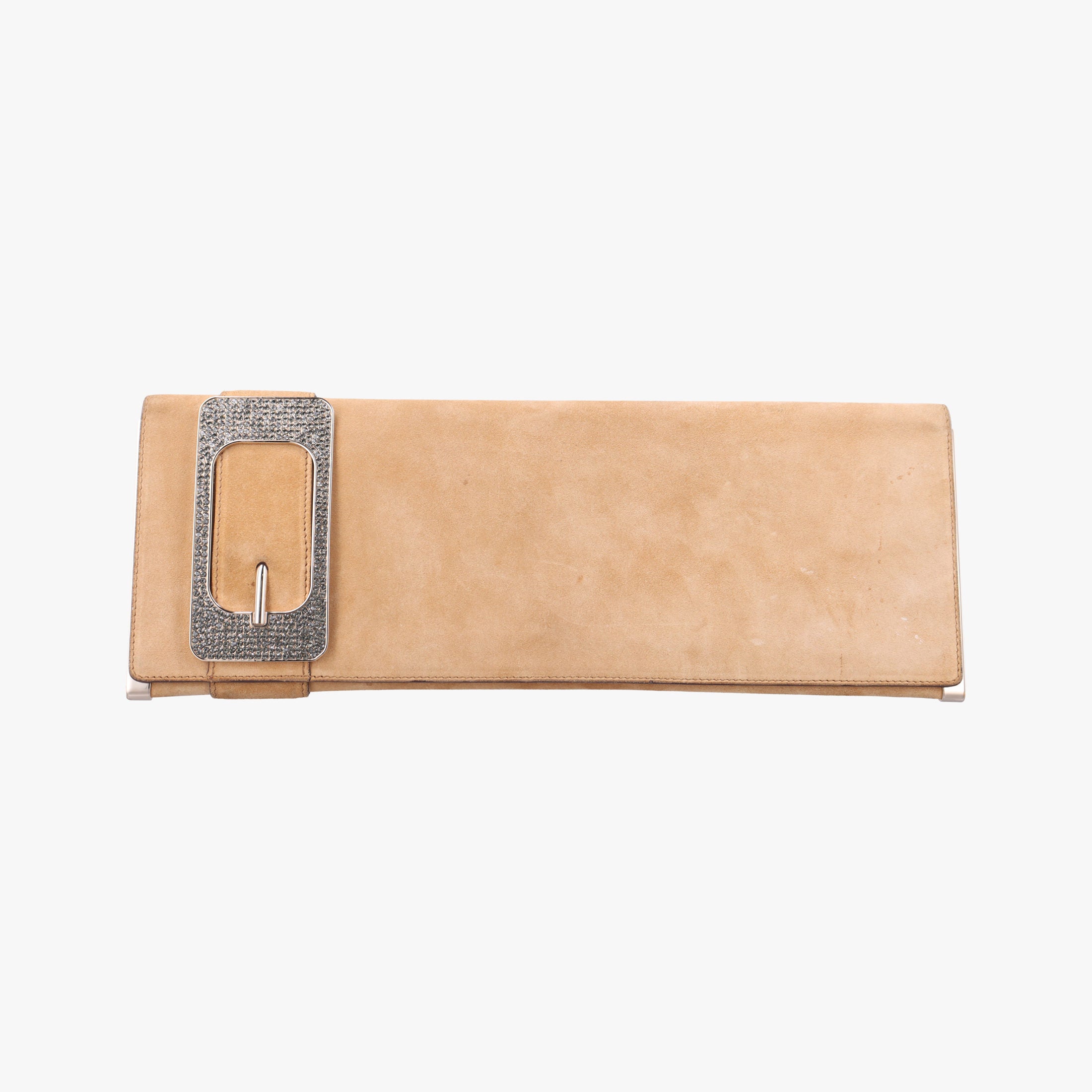 Vintage Gucci Romy Beige Suede 167738 clutchbag | stylenewstar