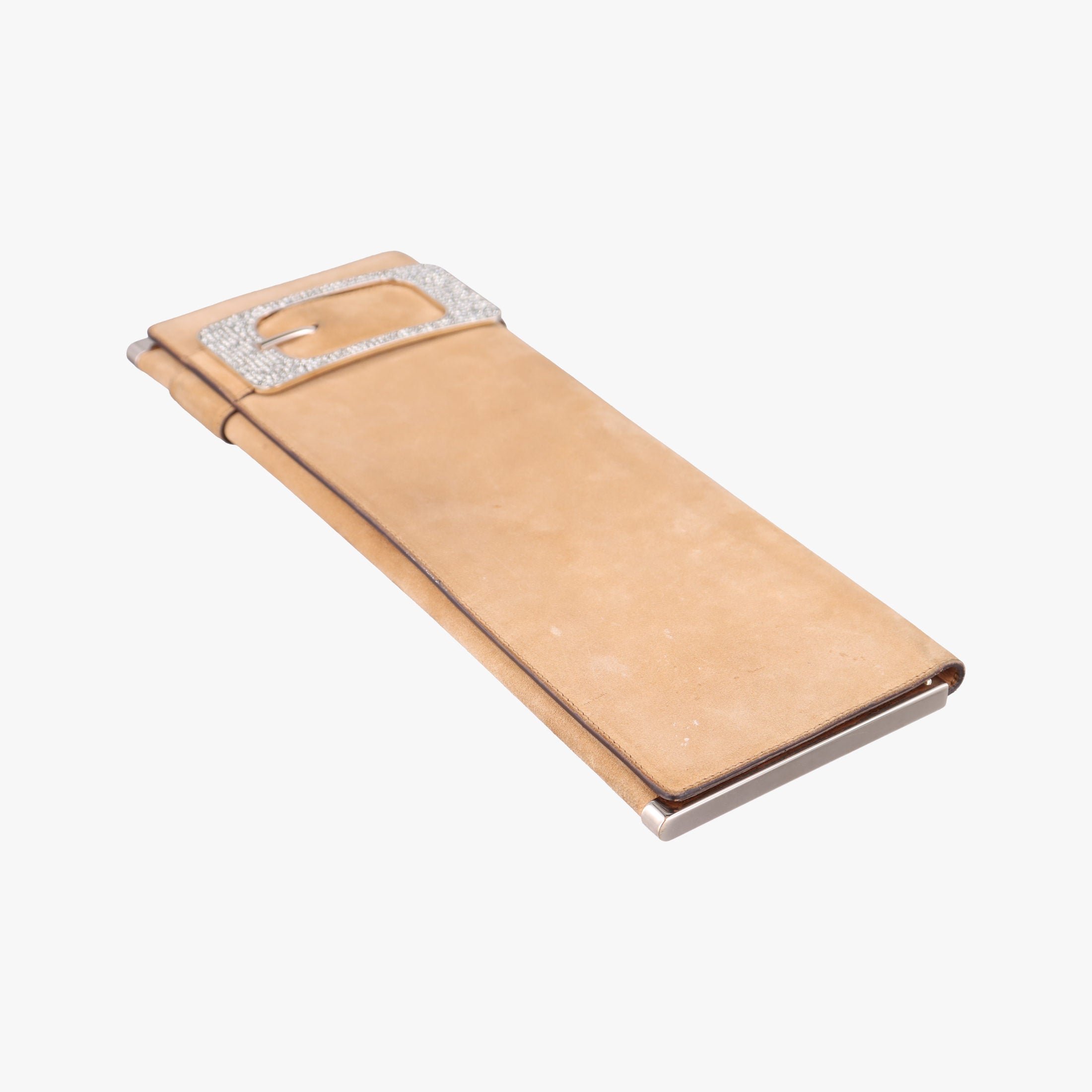Vintage Gucci Romy Beige Suede 167738 clutchbag | stylenewstar