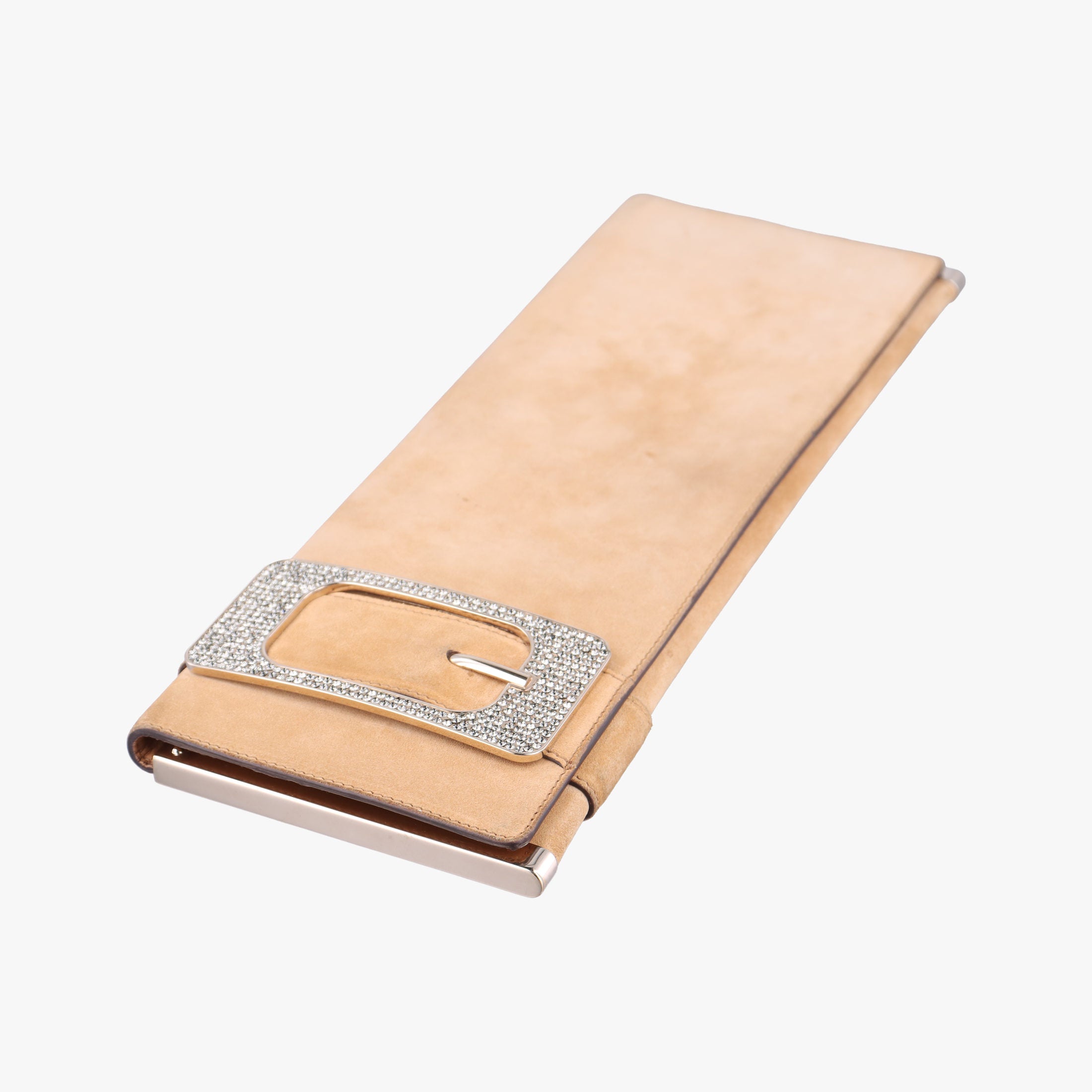Vintage Gucci Romy Beige Suede 167738 clutchbag | stylenewstar