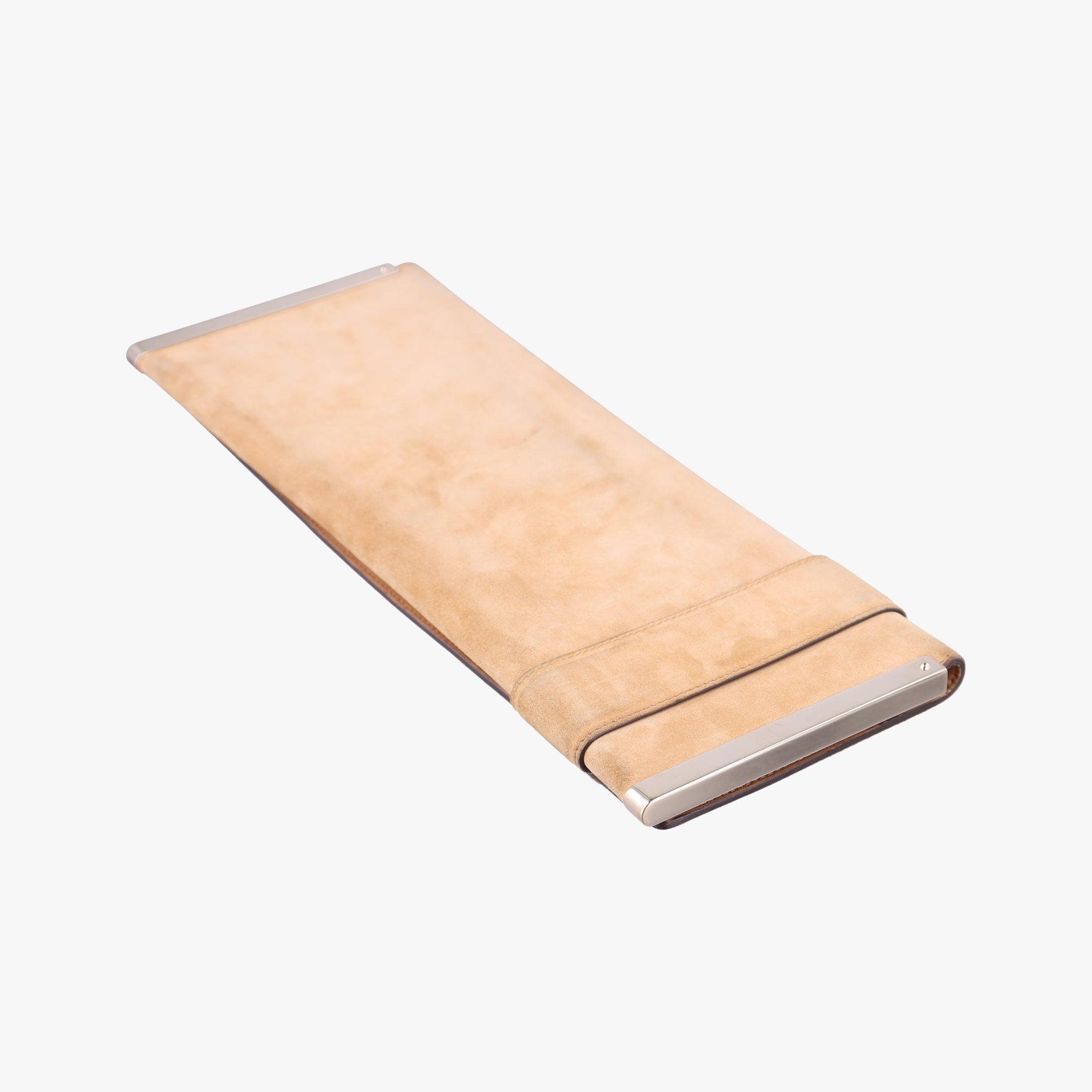 Vintage Gucci Romy Beige Suede 167738 clutchbag | stylenewstar
