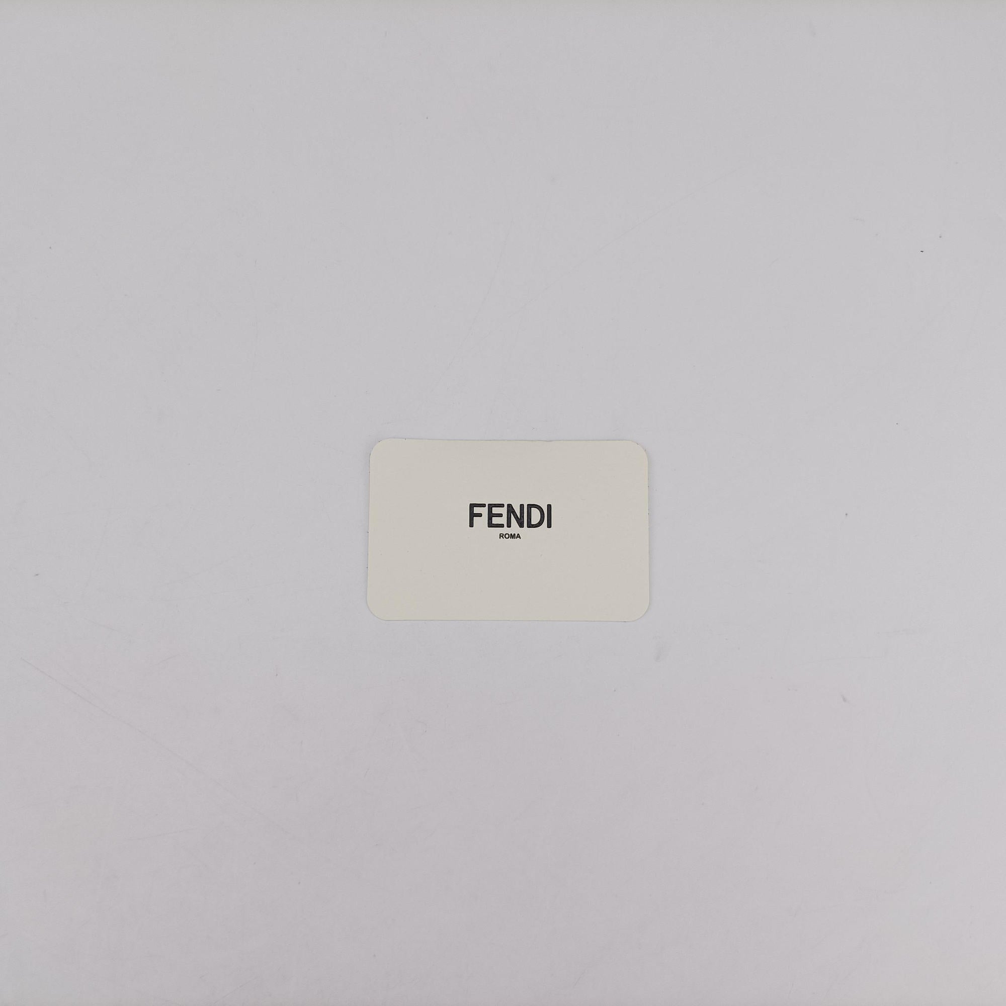 Pre-owned Fendi Studded Kan I Multicolour Leather 8M0381 shoulderbag | stylenewstar