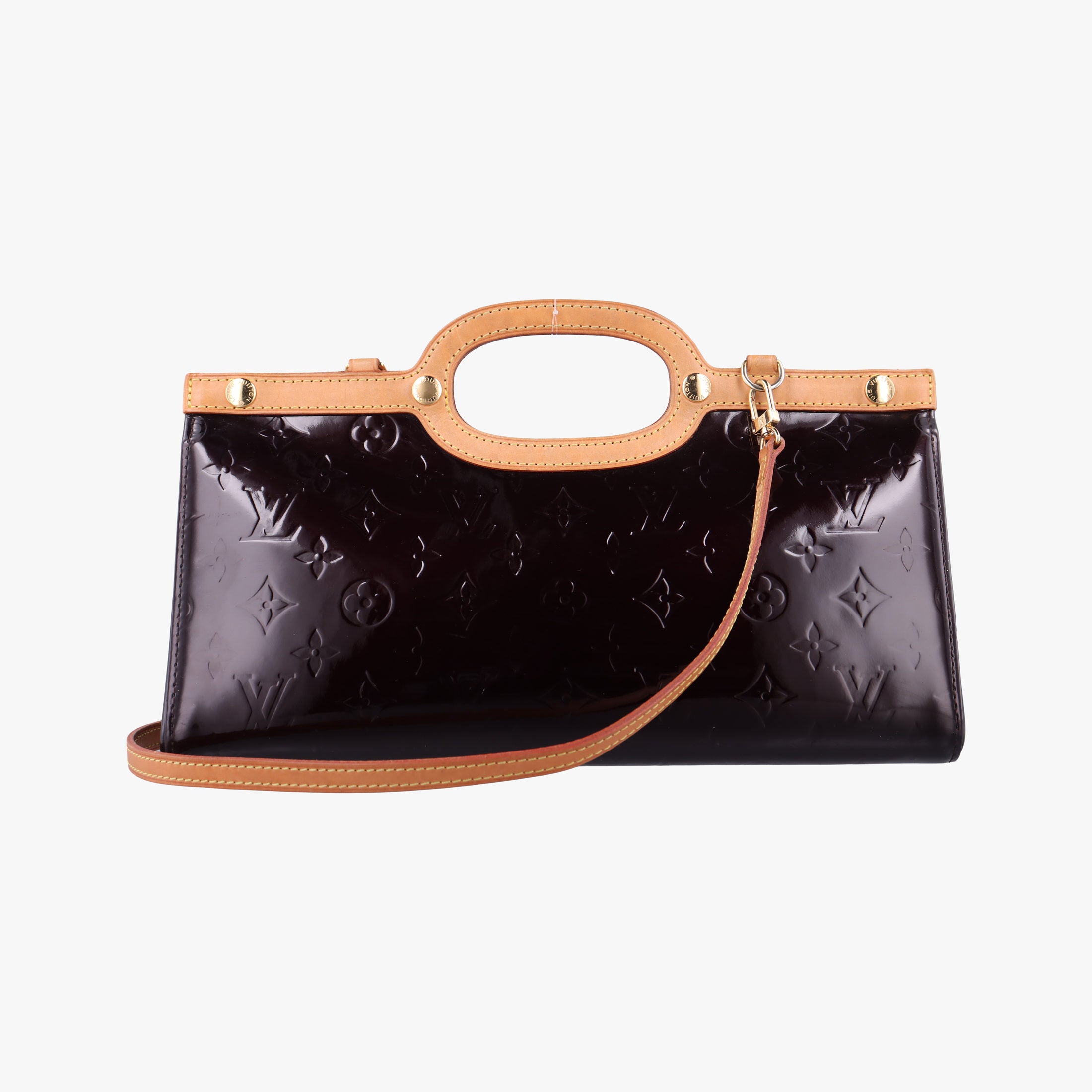 Pre-owned Louis Vuitton Roxbury Drive AMARANTE Vernis M91995 shoulderbag | stylenewstar