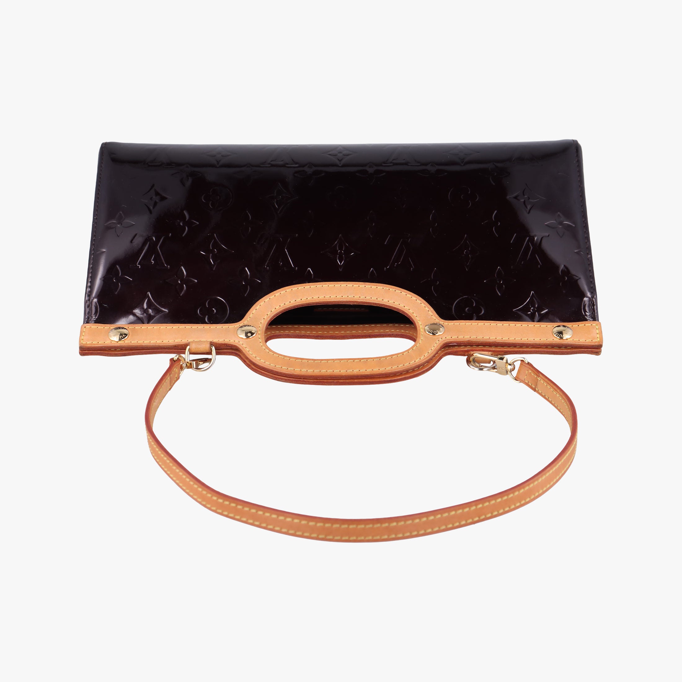 Pre-owned Louis Vuitton Roxbury Drive AMARANTE Vernis M91995 shoulderbag | stylenewstar
