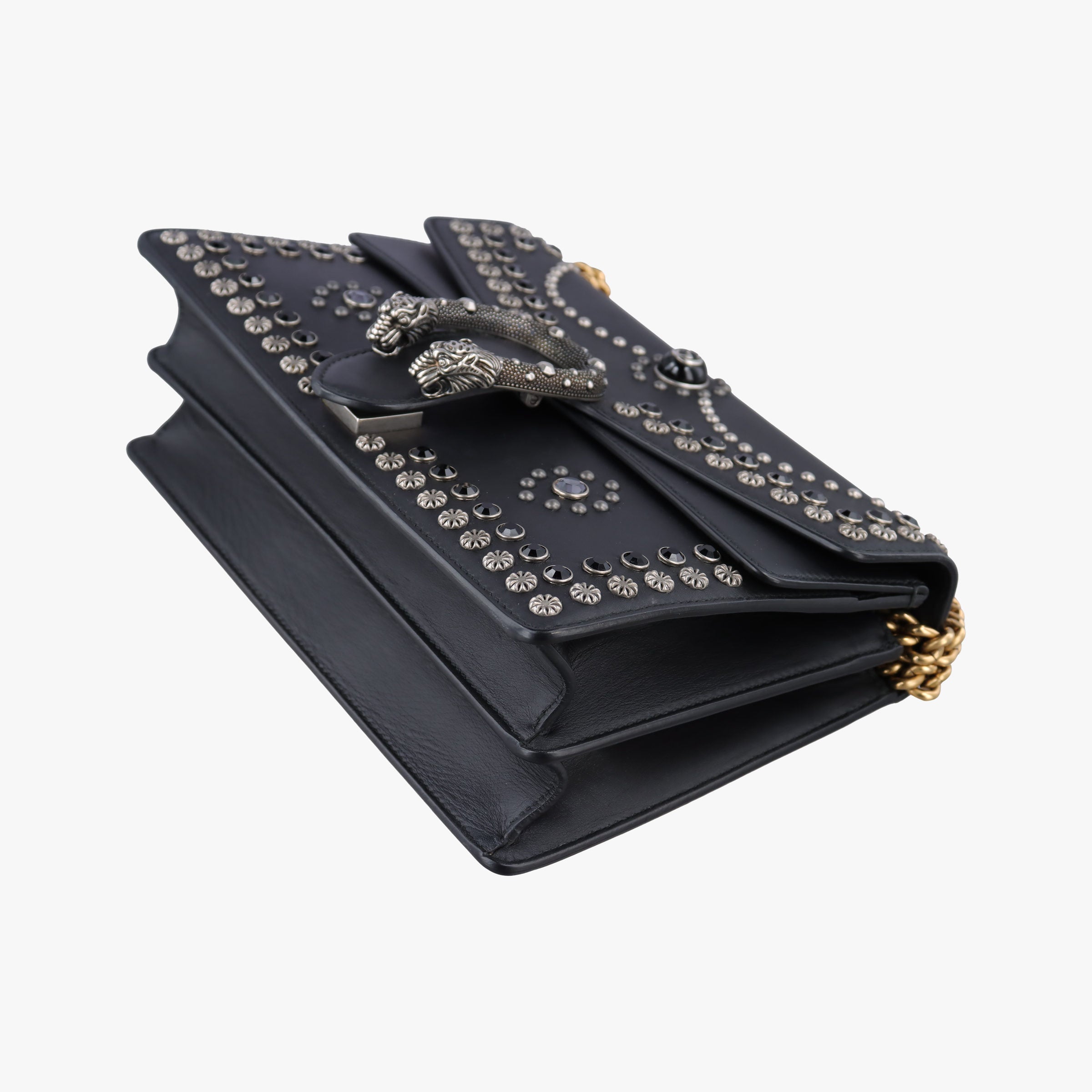 Vintage Gucci Dionysus Black Leather 400249 shoulderbag | stylenewstar