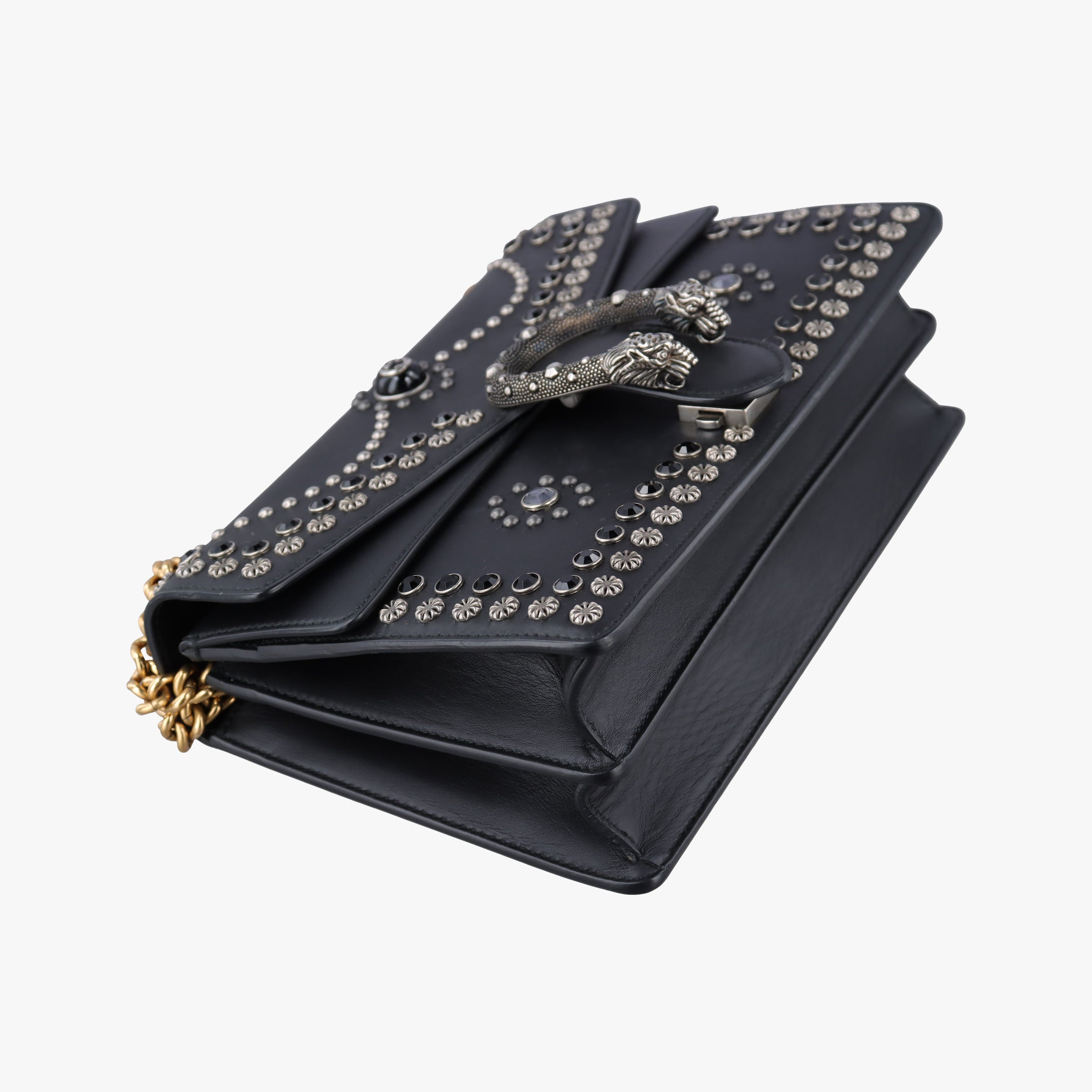 Vintage Gucci Dionysus Black Leather 400249 shoulderbag | stylenewstar