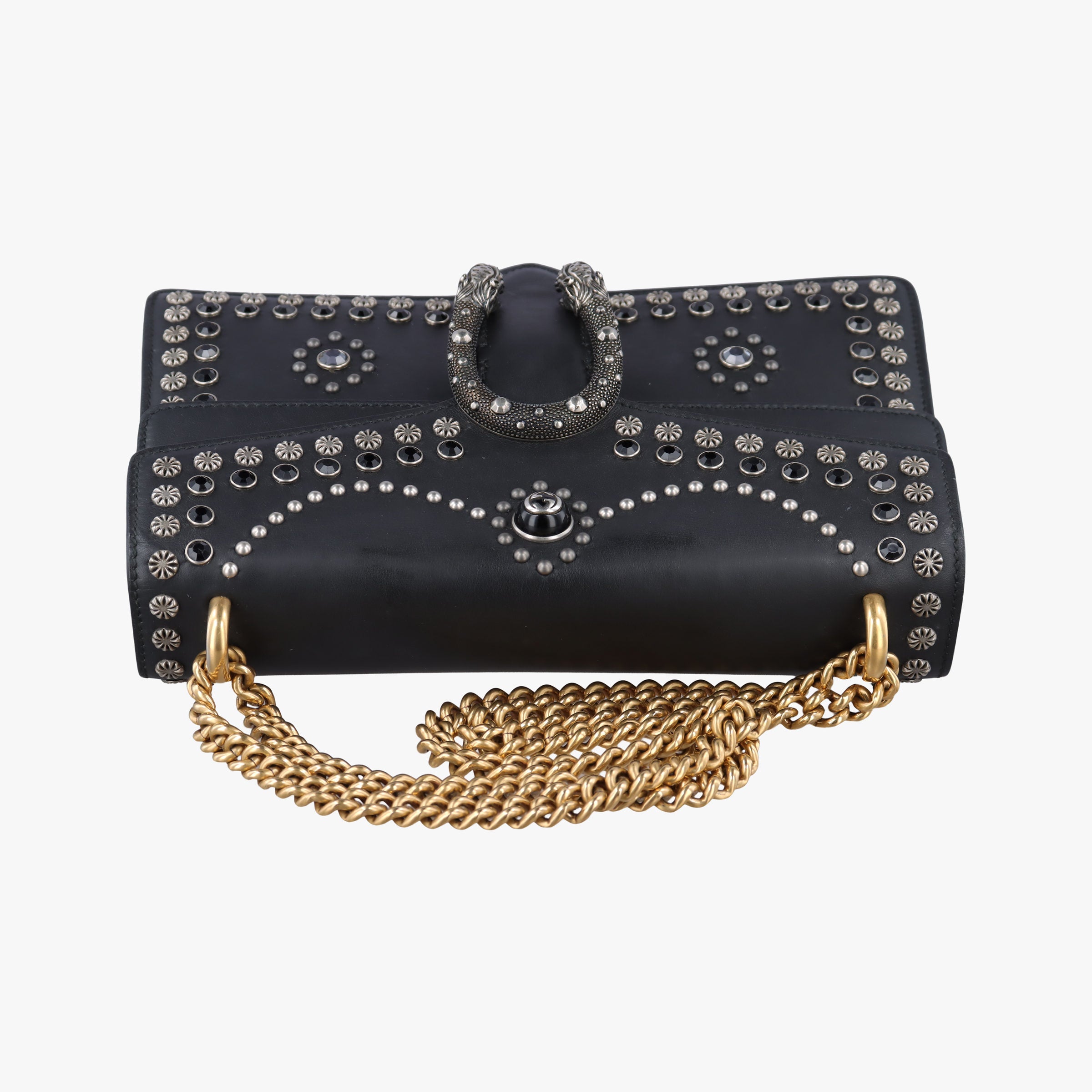Vintage Gucci Dionysus Black Leather 400249 shoulderbag | stylenewstar