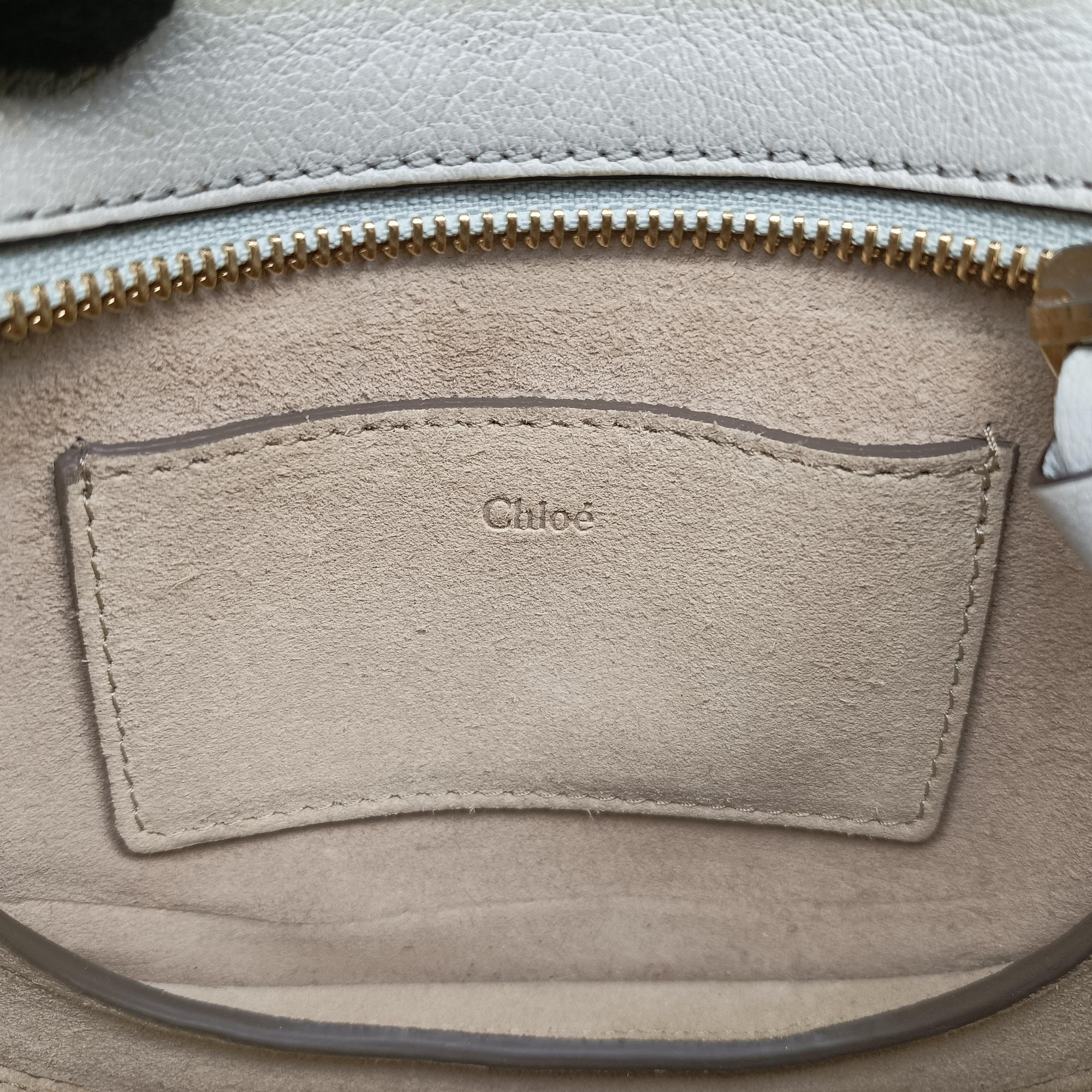 Pre-owned Chloe Pixie Grey Suede × Leather  shoulderbag | stylenewstar