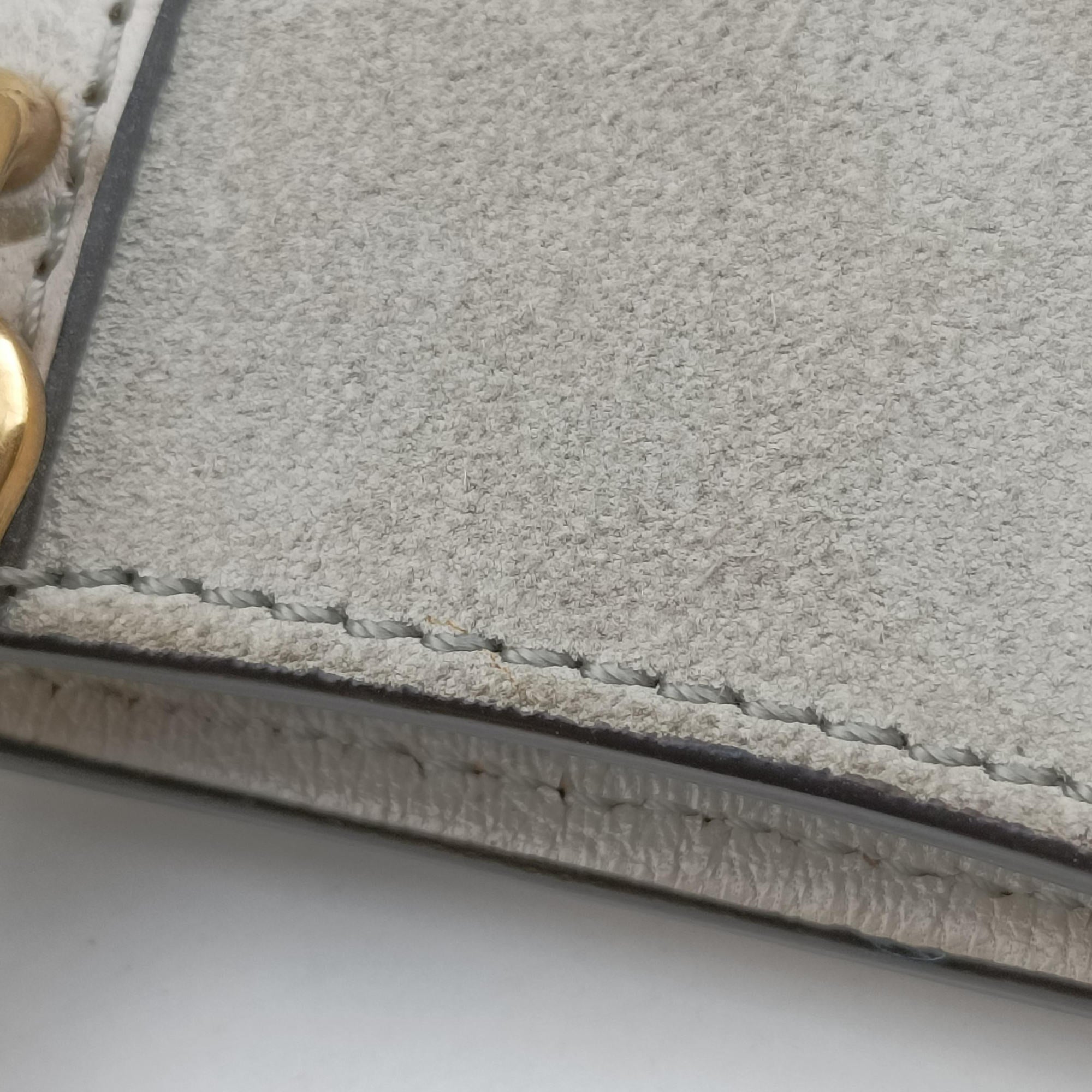 Pre-owned Chloe Pixie Grey Suede × Leather  shoulderbag | stylenewstar