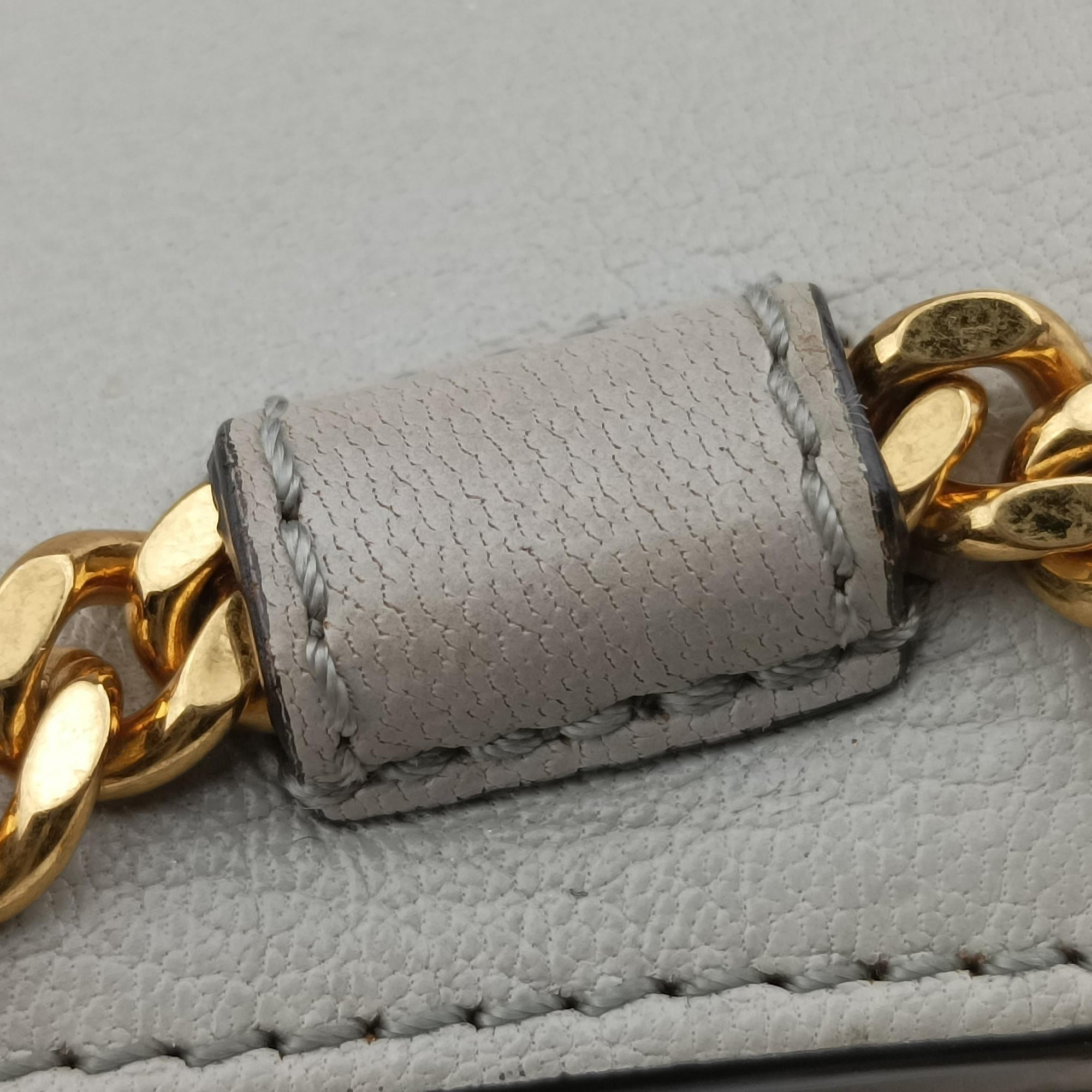 Pre-owned Chloe Pixie Grey Suede × Leather  shoulderbag | stylenewstar