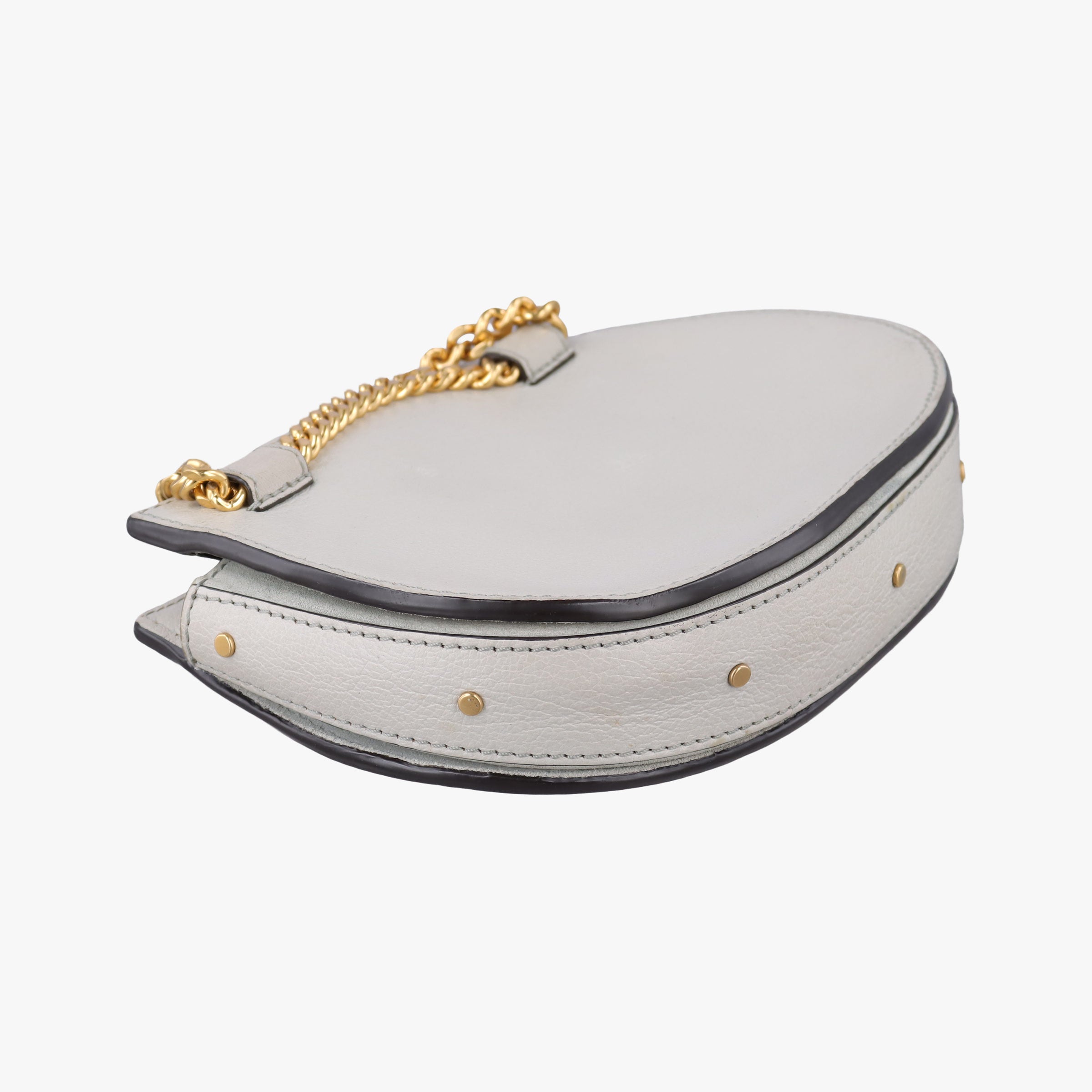 Pre-owned Chloe Pixie Grey Suede × Leather  shoulderbag | stylenewstar