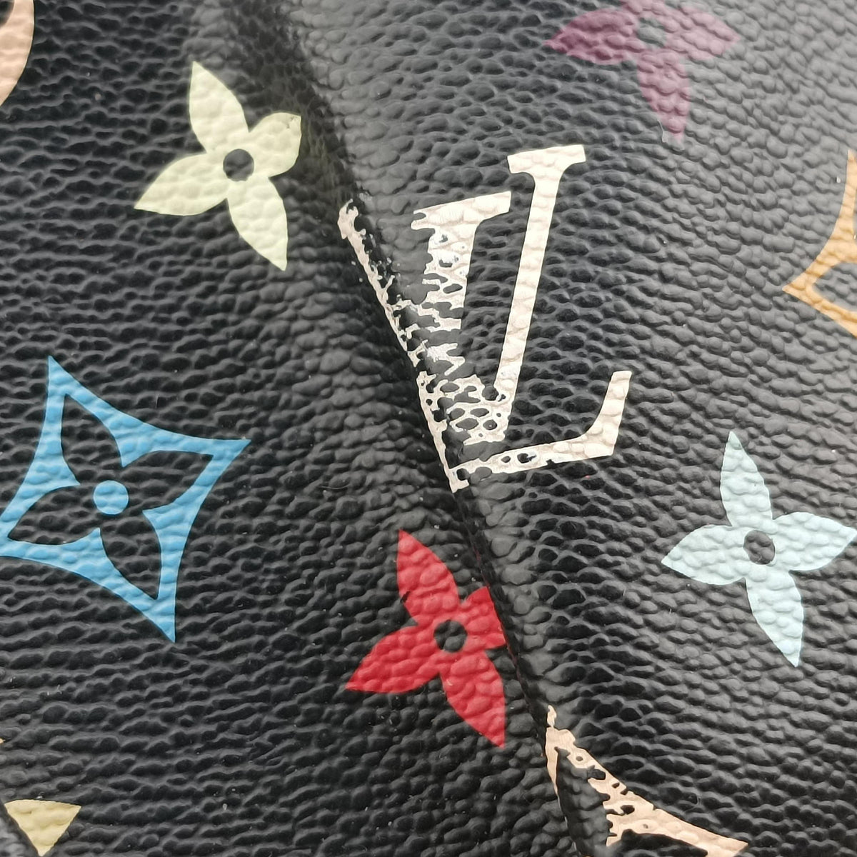 Vintage Louis Vuitton URSULA Noir Monogram Multicolor M40124 shoulderbag | stylenewstar