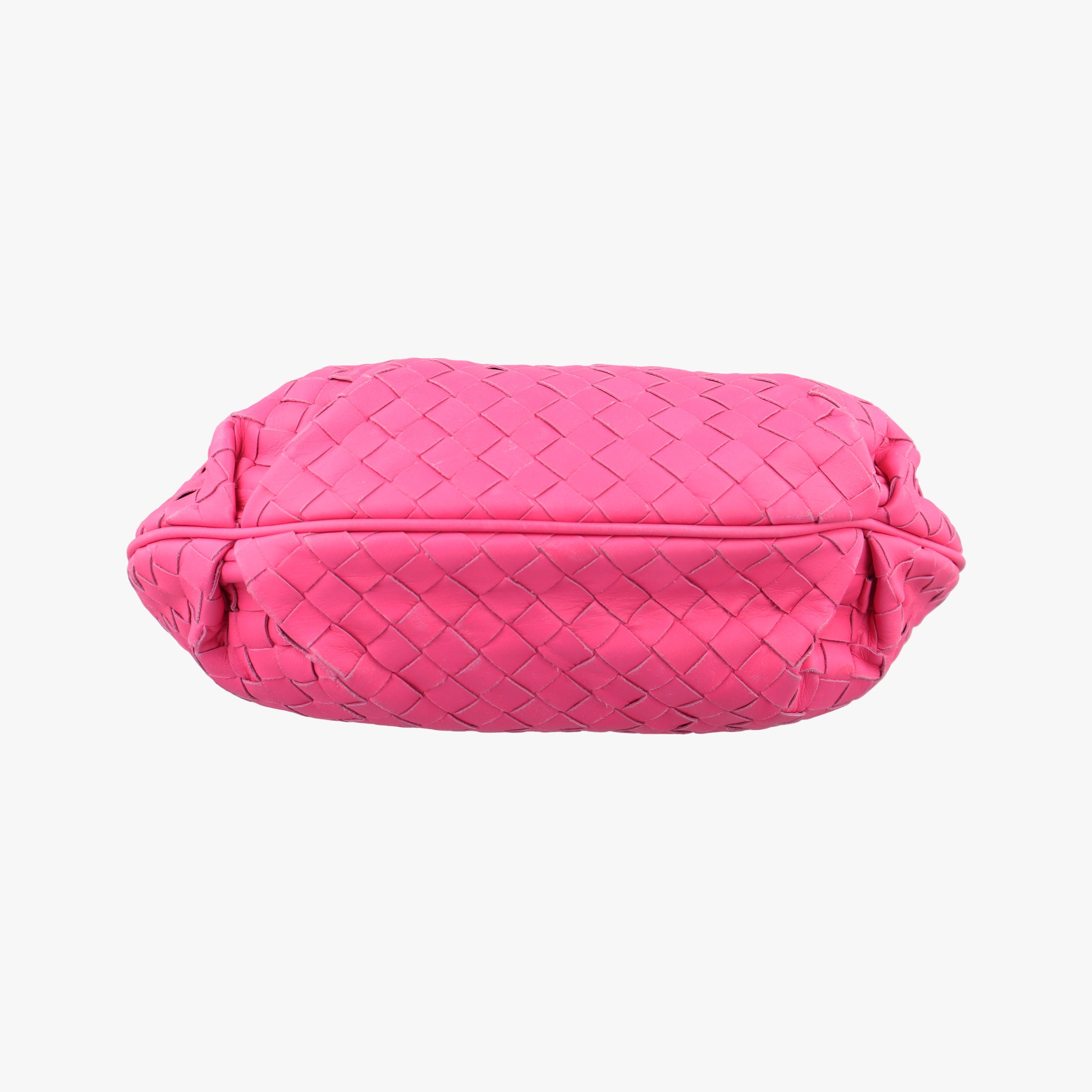 Pre-owned Bottega Veneta Intrecciato Pink lambskin  shoulderbag | stylenewstar