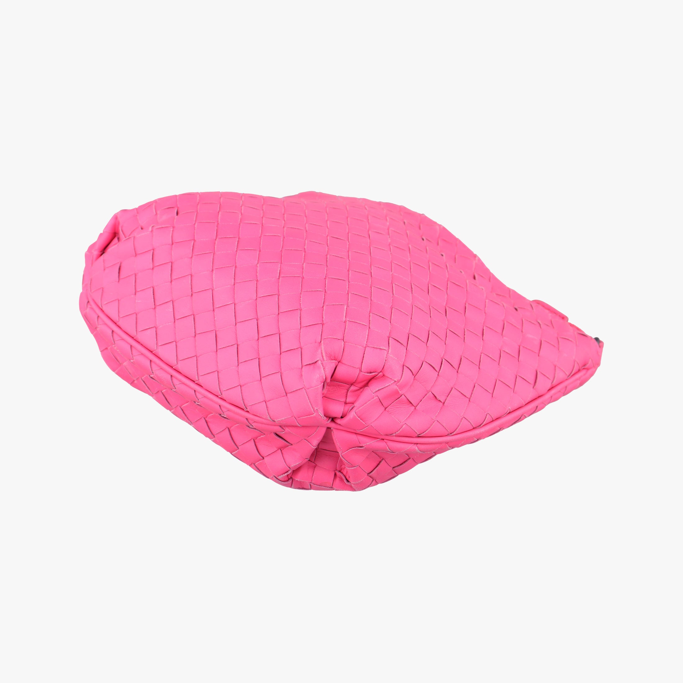 Pre-owned Bottega Veneta Intrecciato Pink lambskin  shoulderbag | stylenewstar
