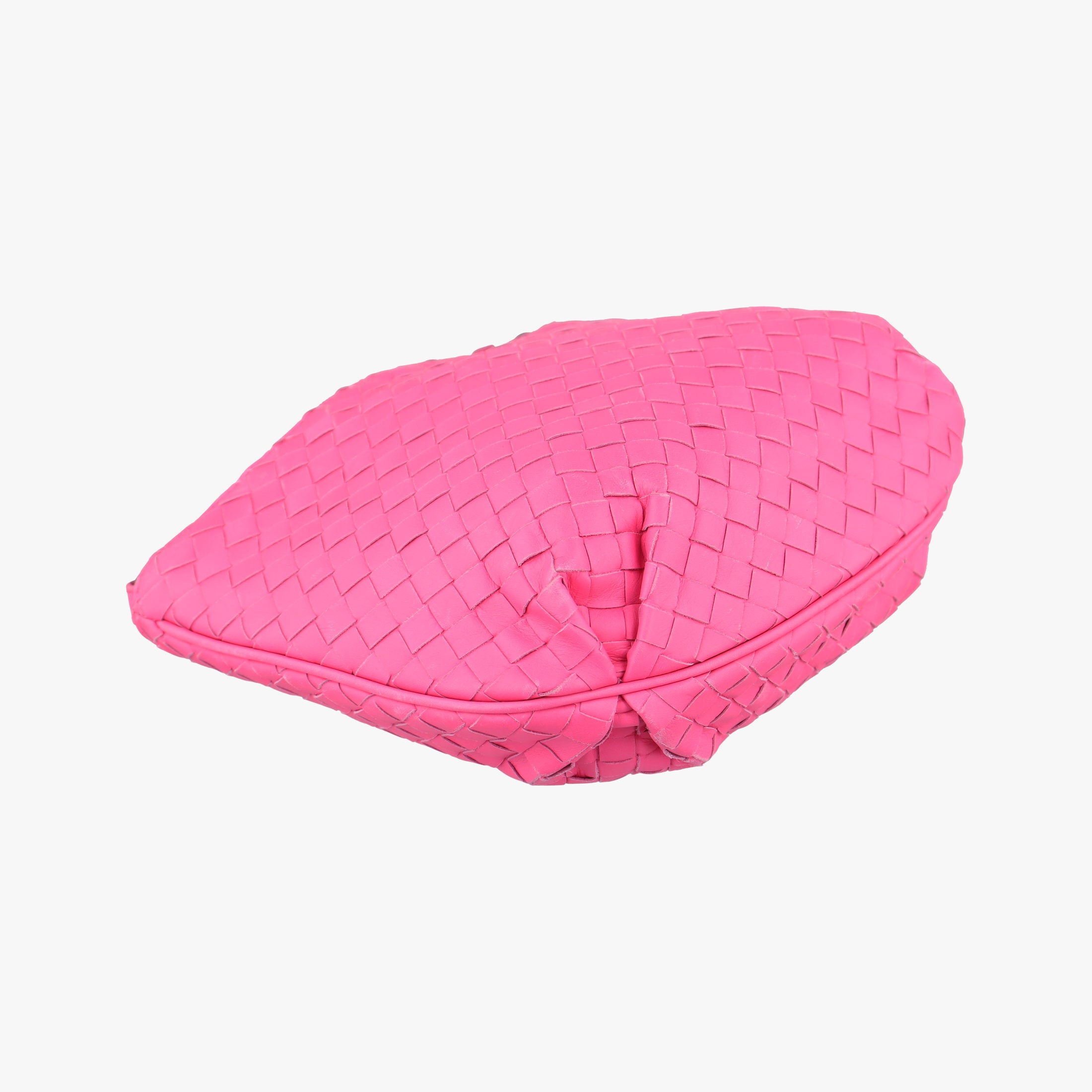 Pre-owned Bottega Veneta Intrecciato Pink lambskin  shoulderbag | stylenewstar