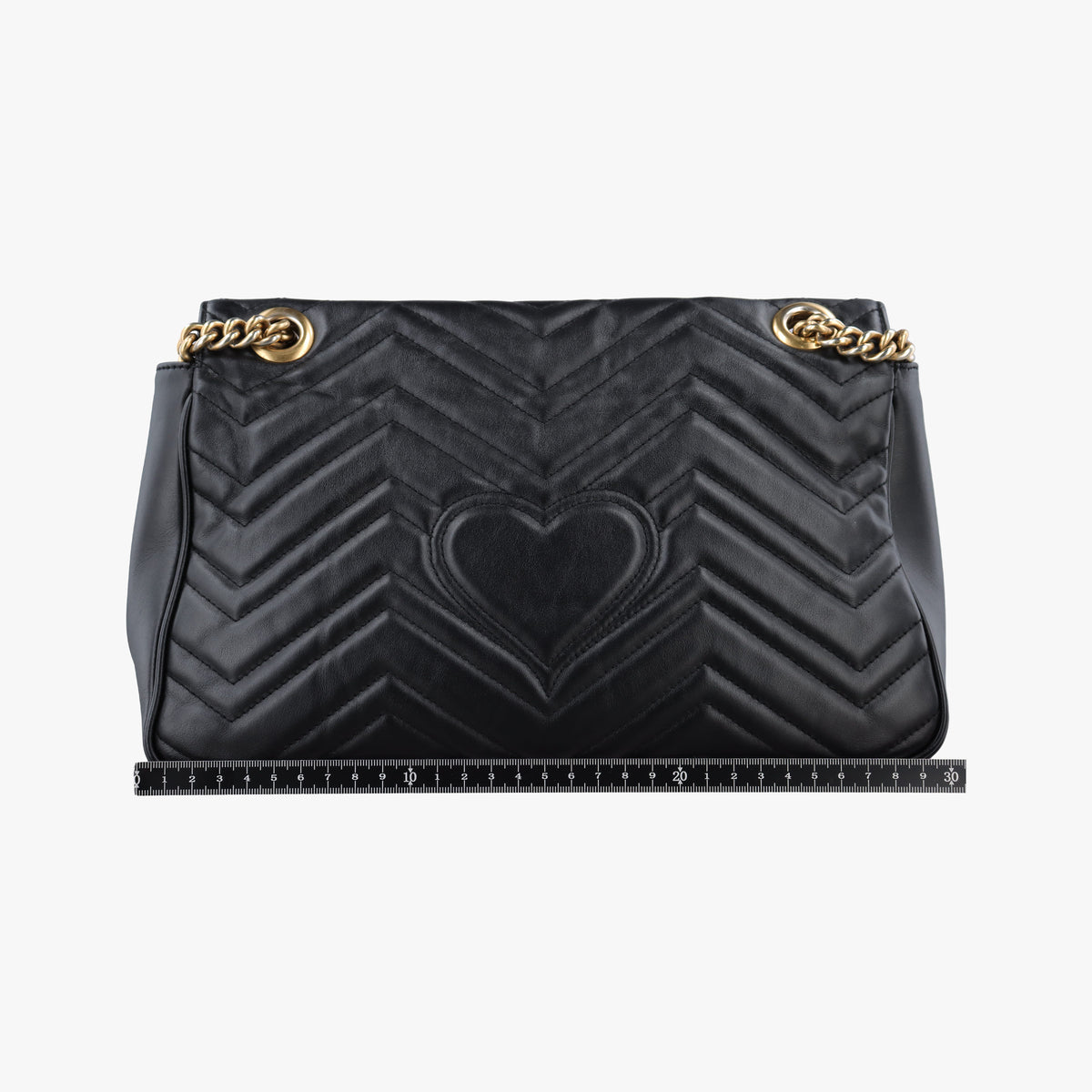 Vintage Gucci GG Marmont Black Leather 443496 shoulderbag | stylenewstar
