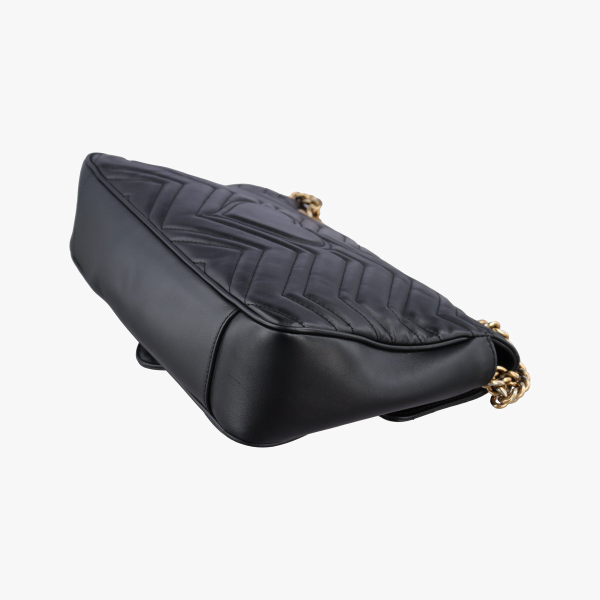 Vintage Gucci GG Marmont Black Leather 443496 shoulderbag | stylenewstar