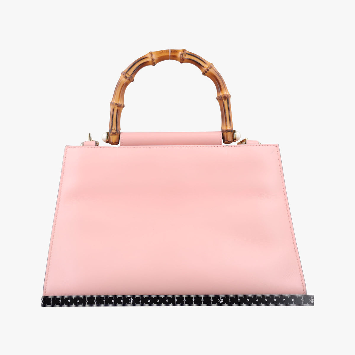 Secondhand Gucci Bamboo Nymphaea Pink Leather 459076 shoulderbag | stylenewstar