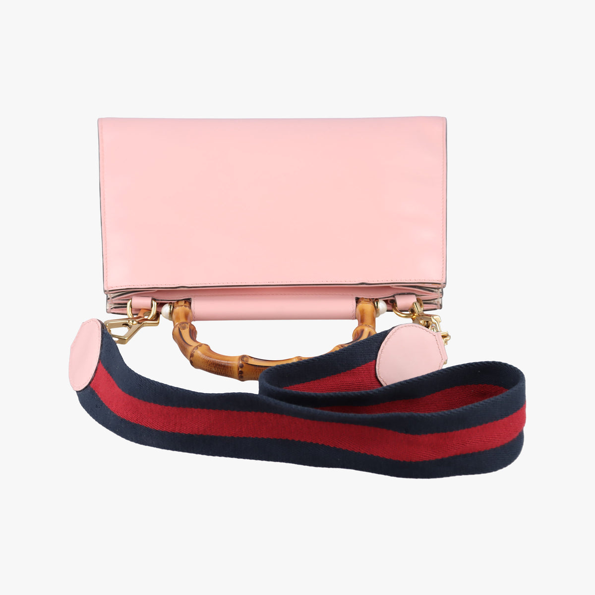 Secondhand Gucci Bamboo Nymphaea Pink Leather 459076 shoulderbag | stylenewstar