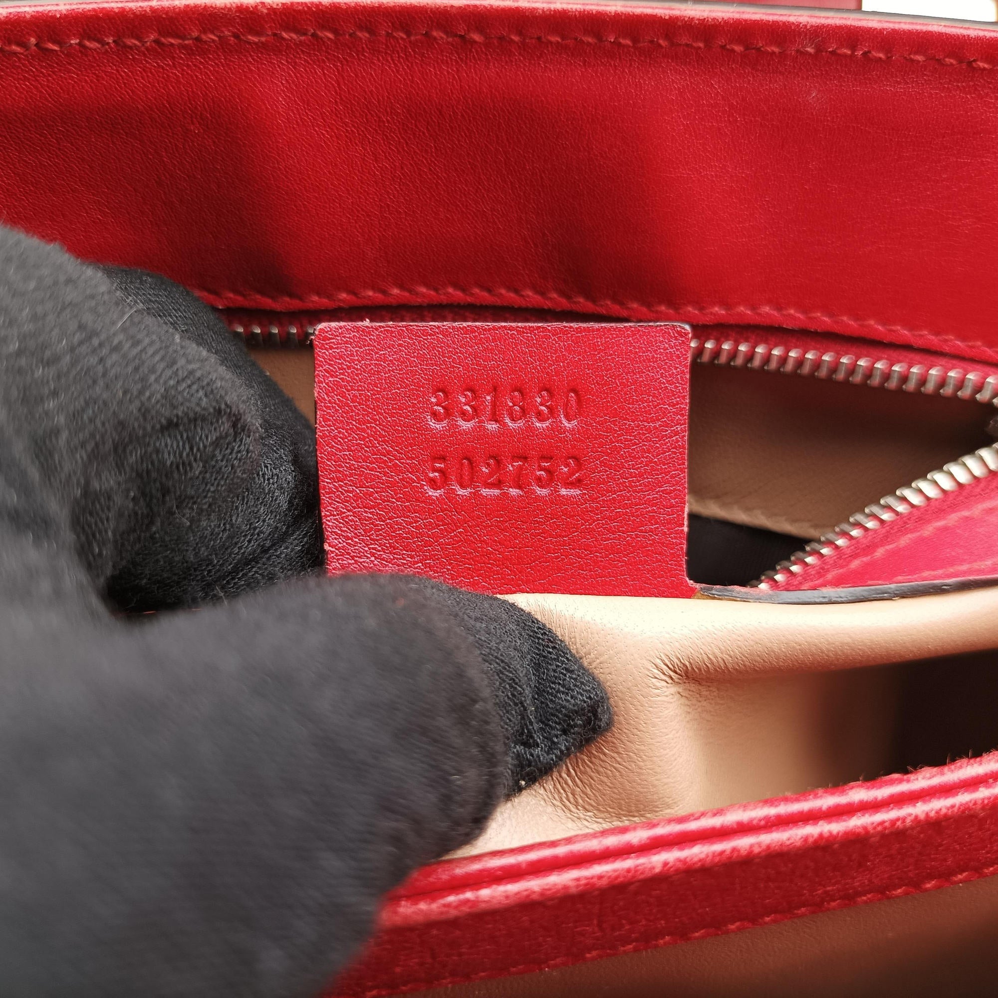 Pre-owned Gucci Bamboo Red Leather 331830 handbag | stylenewstar