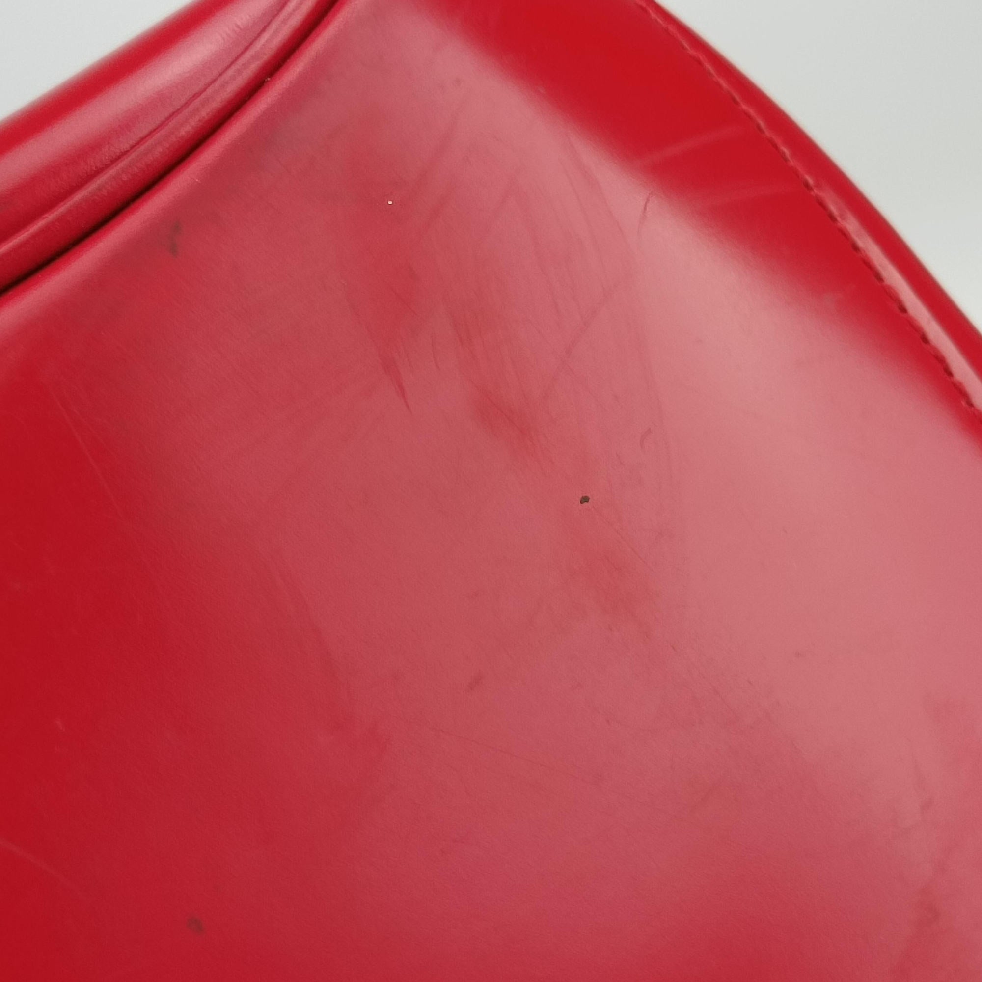 Pre-owned Gucci Bamboo Red Leather 331830 handbag | stylenewstar