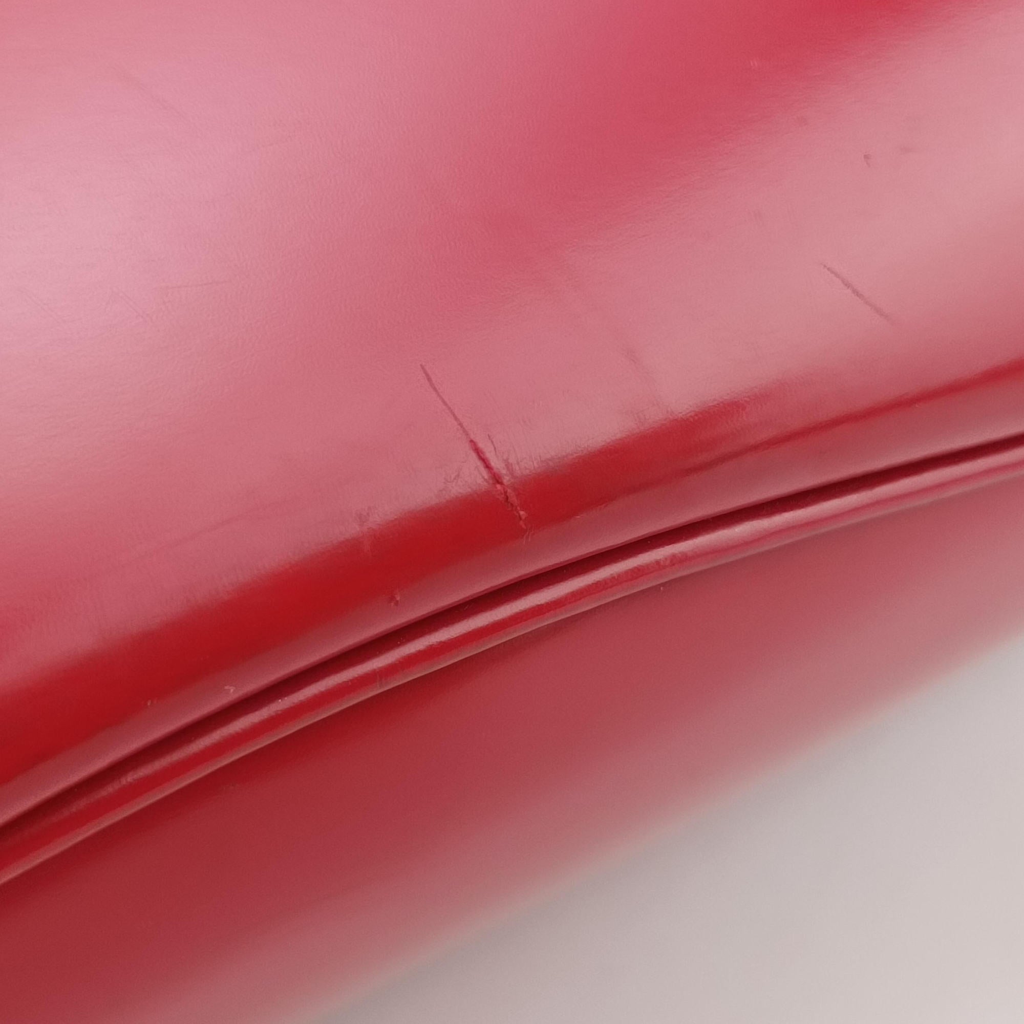 Pre-owned Gucci Bamboo Red Leather 331830 handbag | stylenewstar