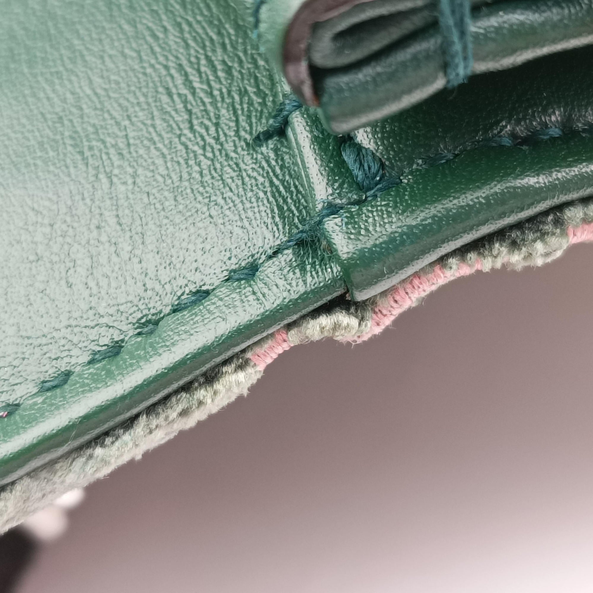 Pre-owned Gucci Dionysus Green velour 499623 shoulderbag | stylenewstar