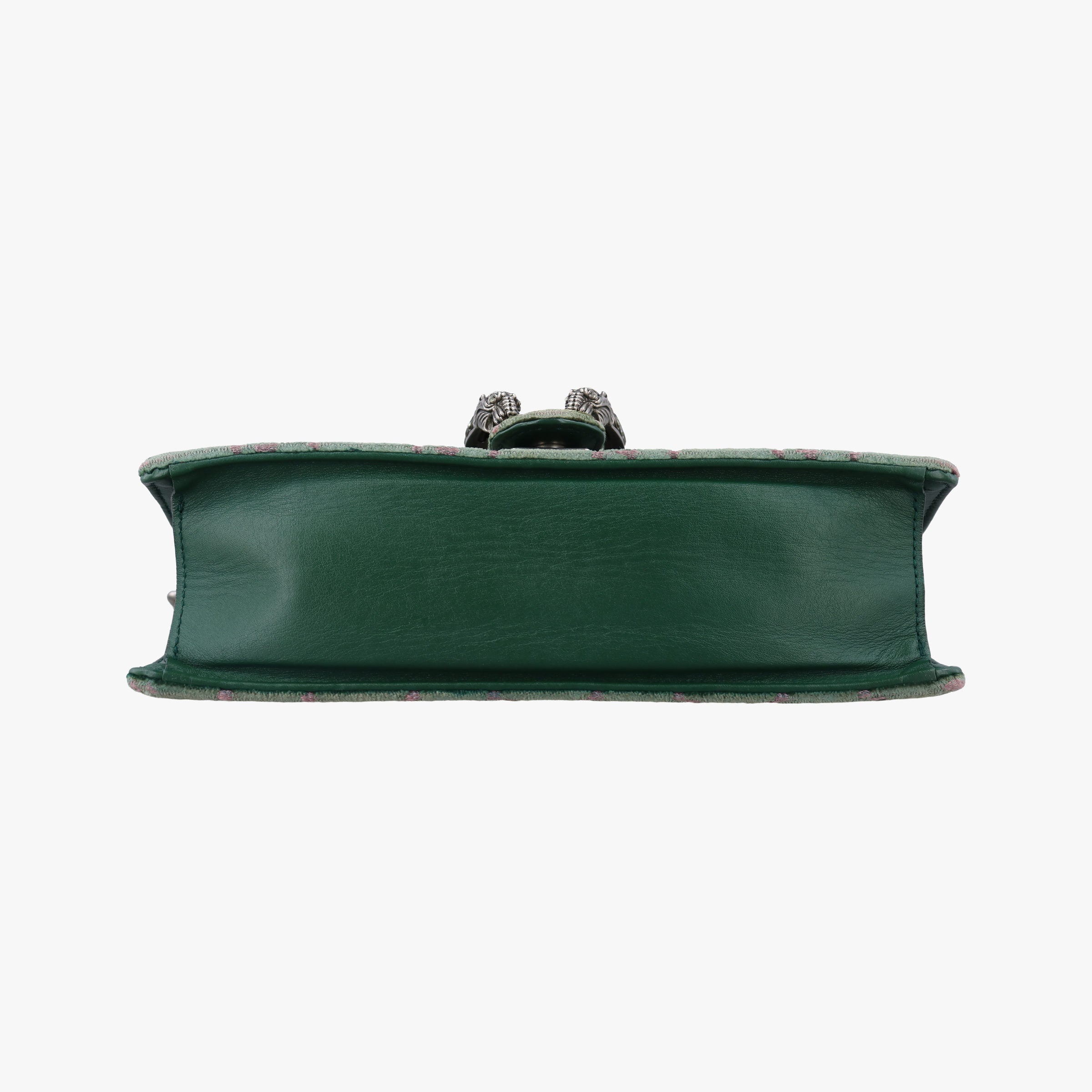 Pre-owned Gucci Dionysus Green velour 499623 shoulderbag | stylenewstar