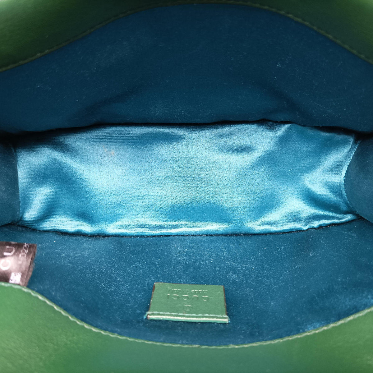 Pre-owned Gucci Dionysus Green velour 499623 shoulderbag | stylenewstar