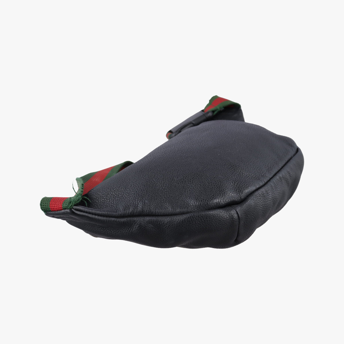 Pre-owned Gucci Print Black Leather 493869 bum bag/waist bag | stylenewstar