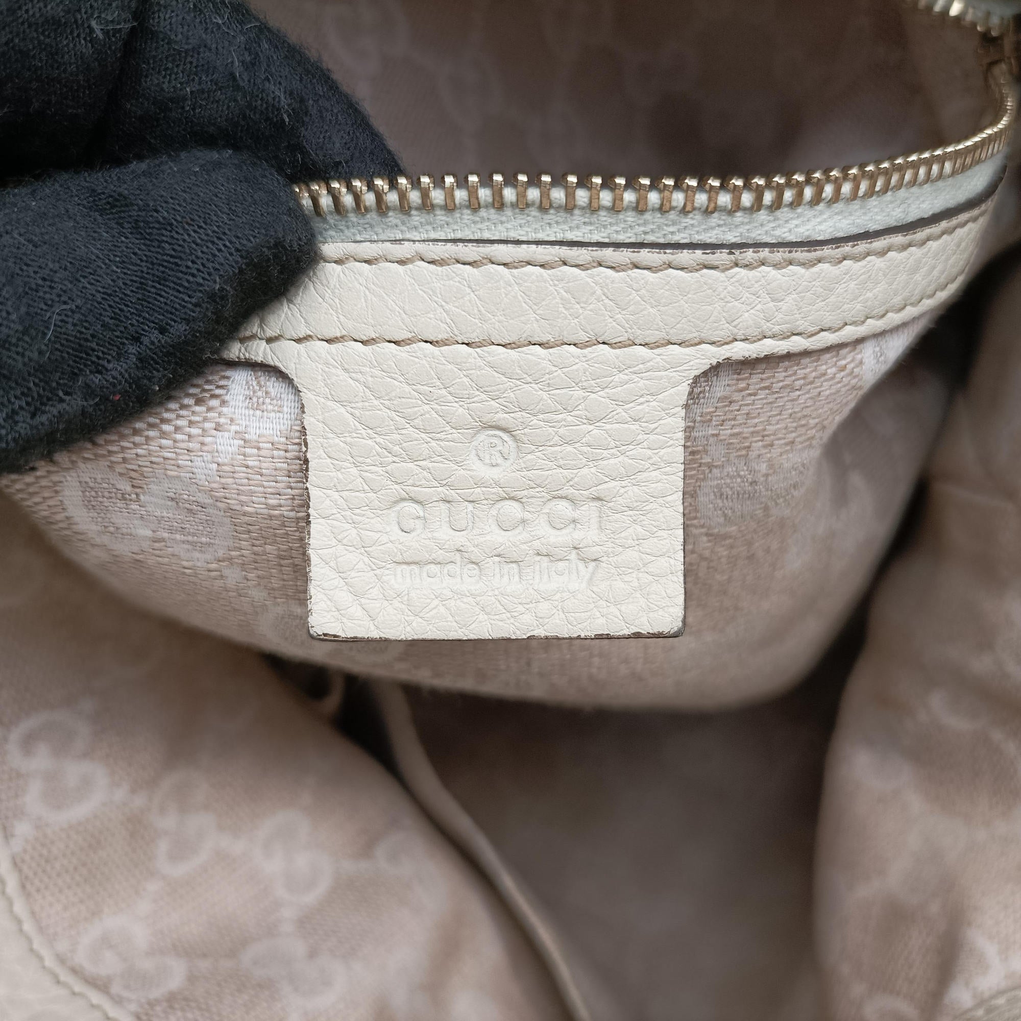 Pre-owned Gucci Bamboo White Leather 282315 shoulderbag | stylenewstar