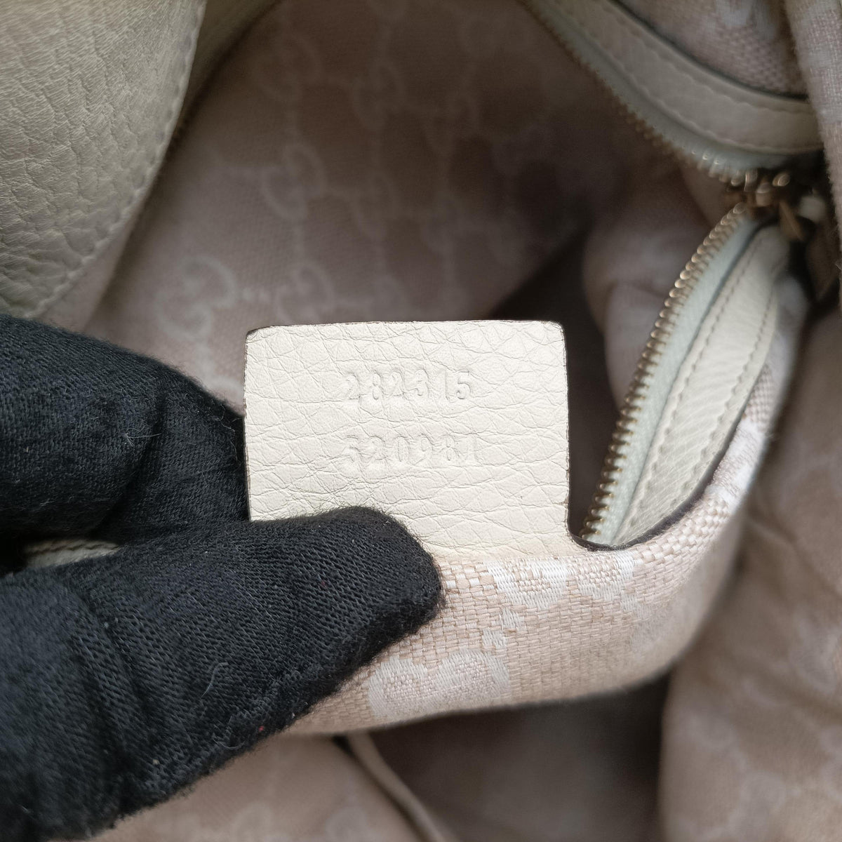 Pre-owned Gucci Bamboo White Leather 282315 shoulderbag | stylenewstar